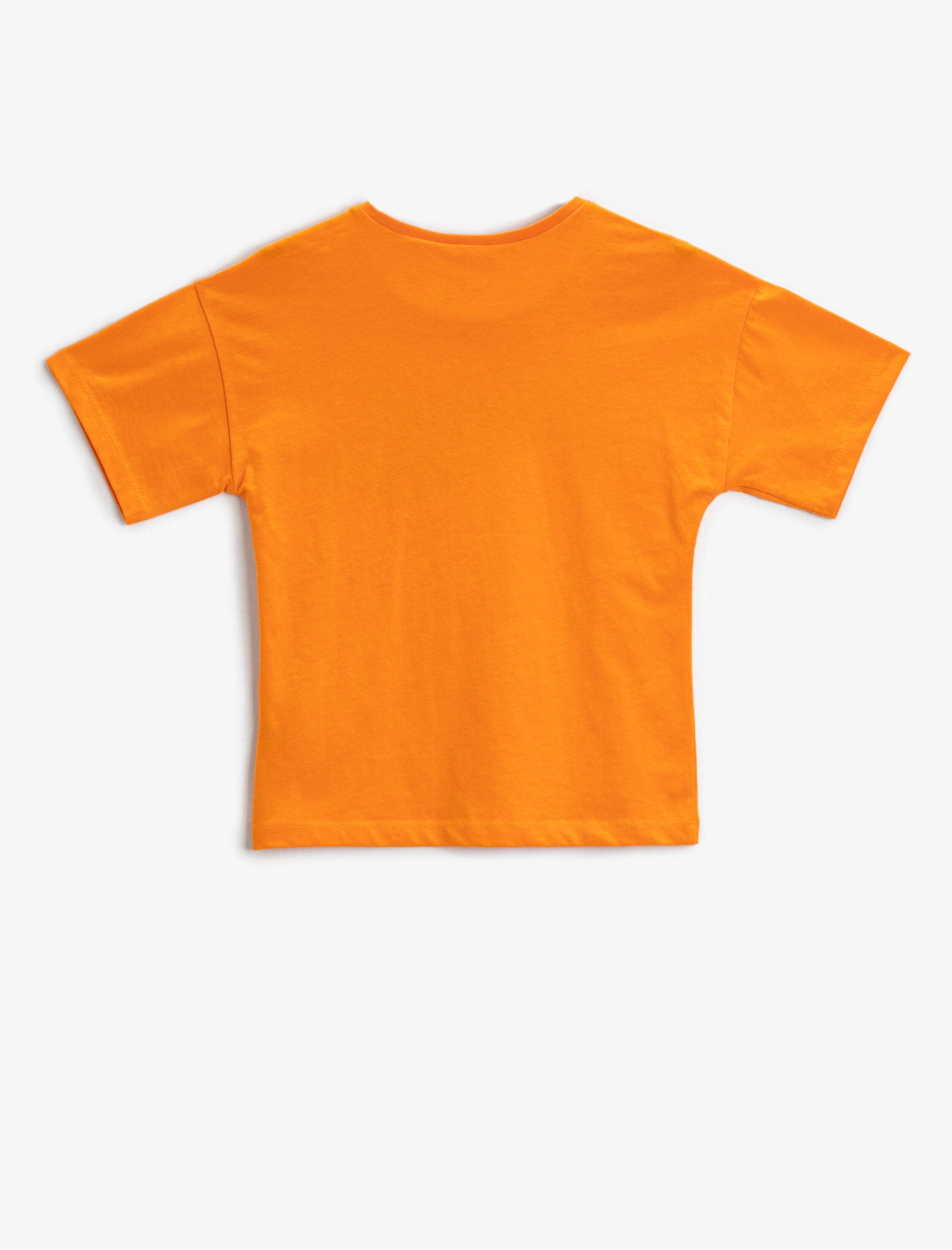  Erkek Çocuk Baskılı Tişört Kısa Kollu Bisiklet Yaka Pamuklu