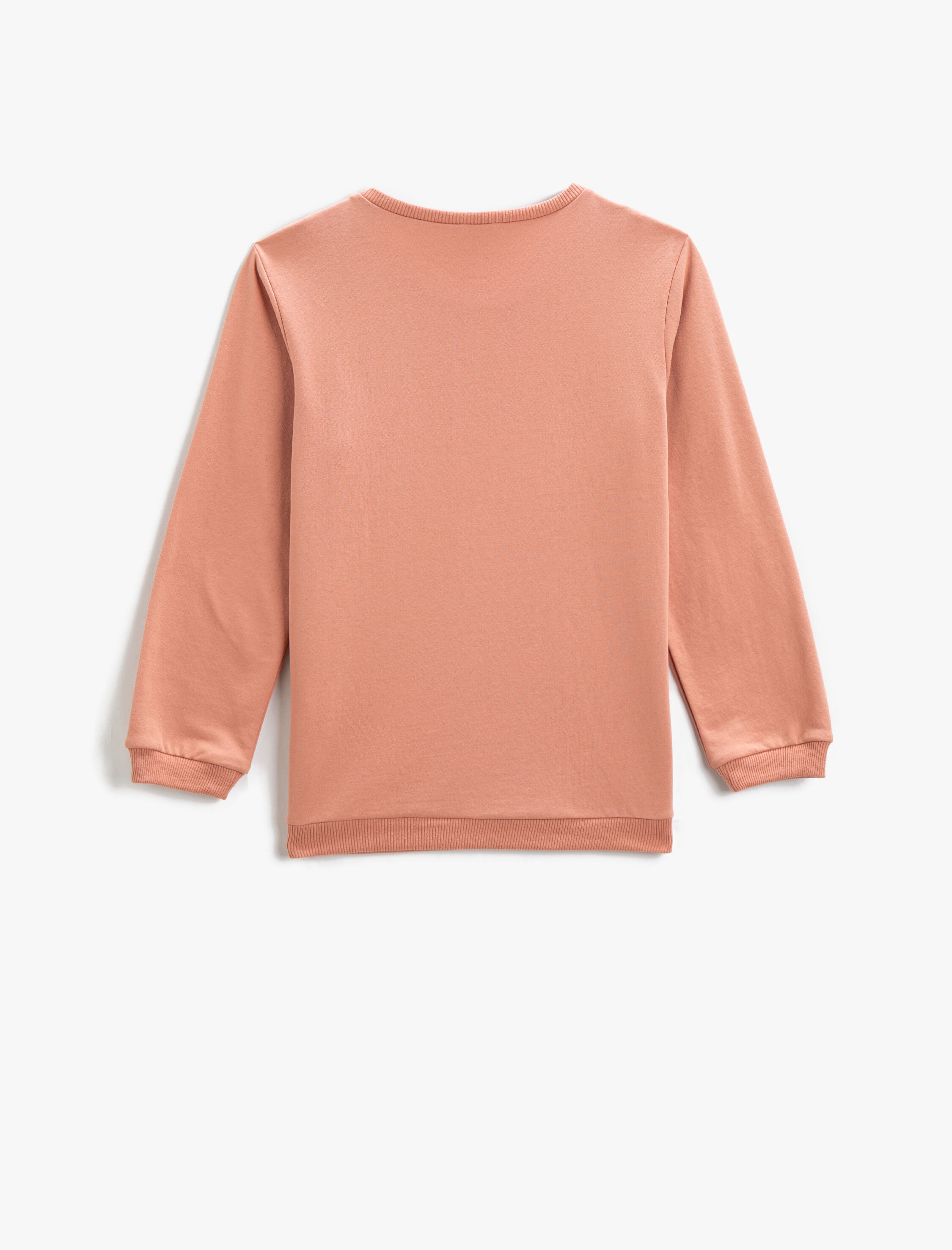  Erkek Çocuk Sweatshirt Uzun Kollu Baskılı Bisiklet Yaka