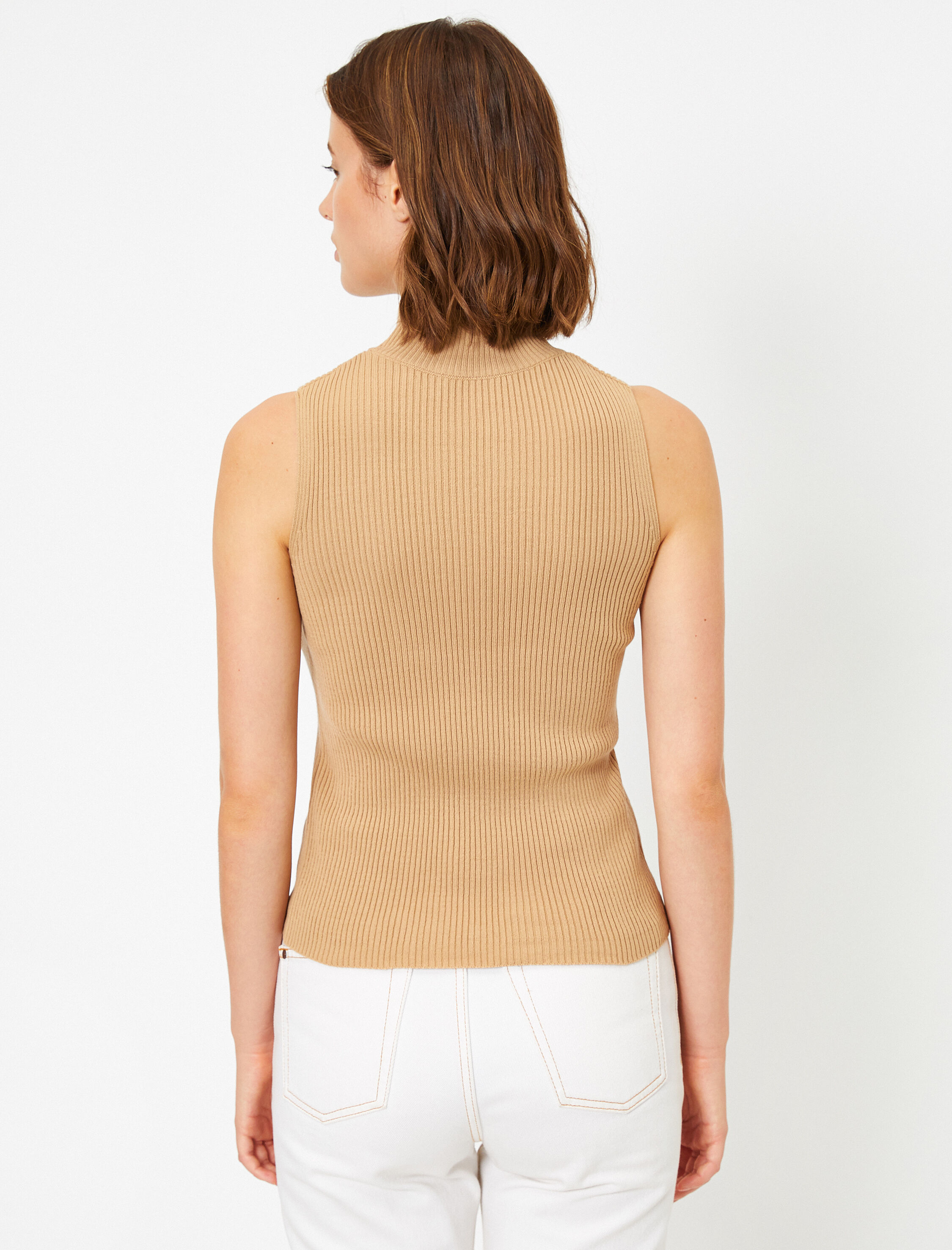   Balıkçı Yaka Kolsuz Basic Triko Kazak