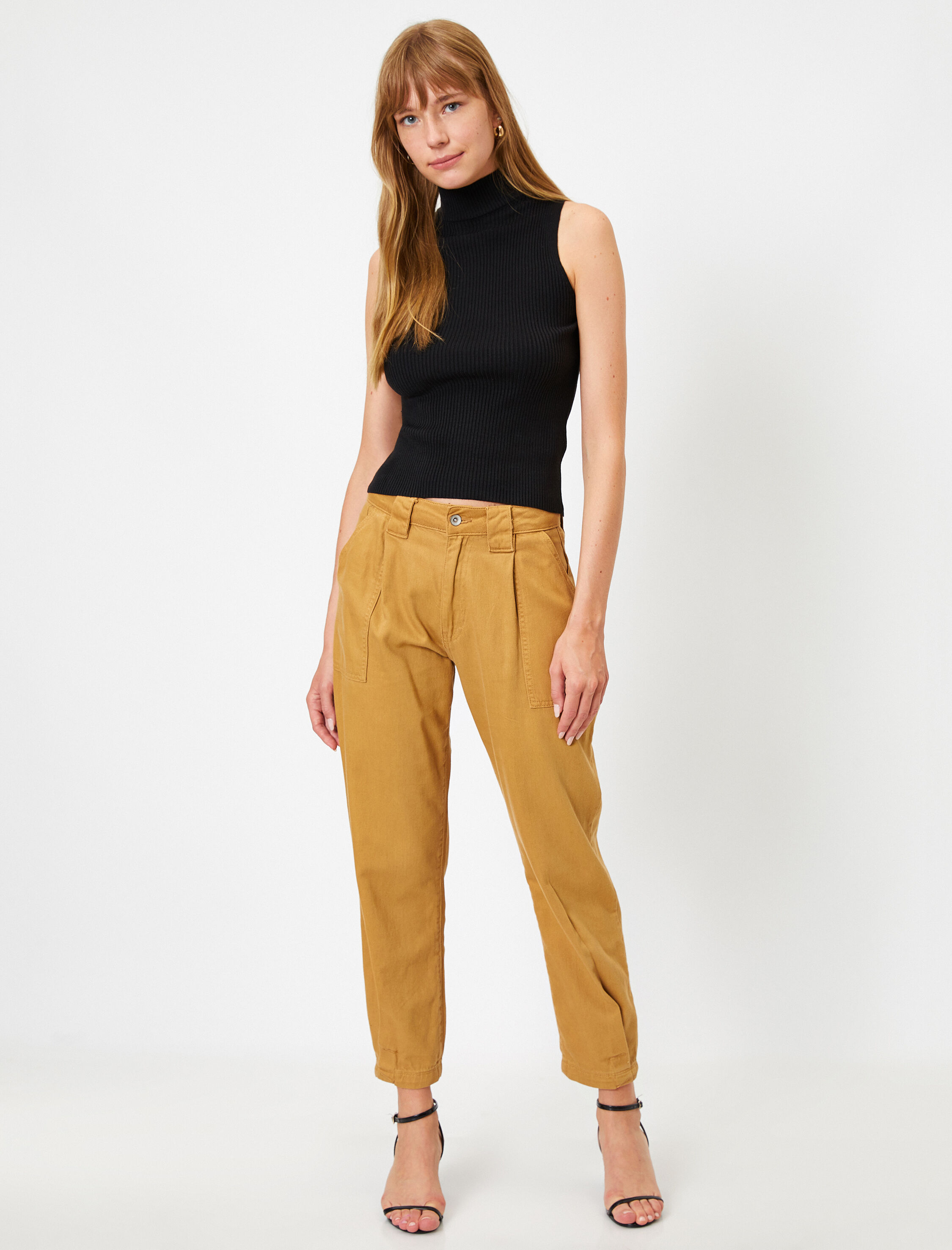   Balıkçı Yaka Kolsuz Basic Triko Kazak