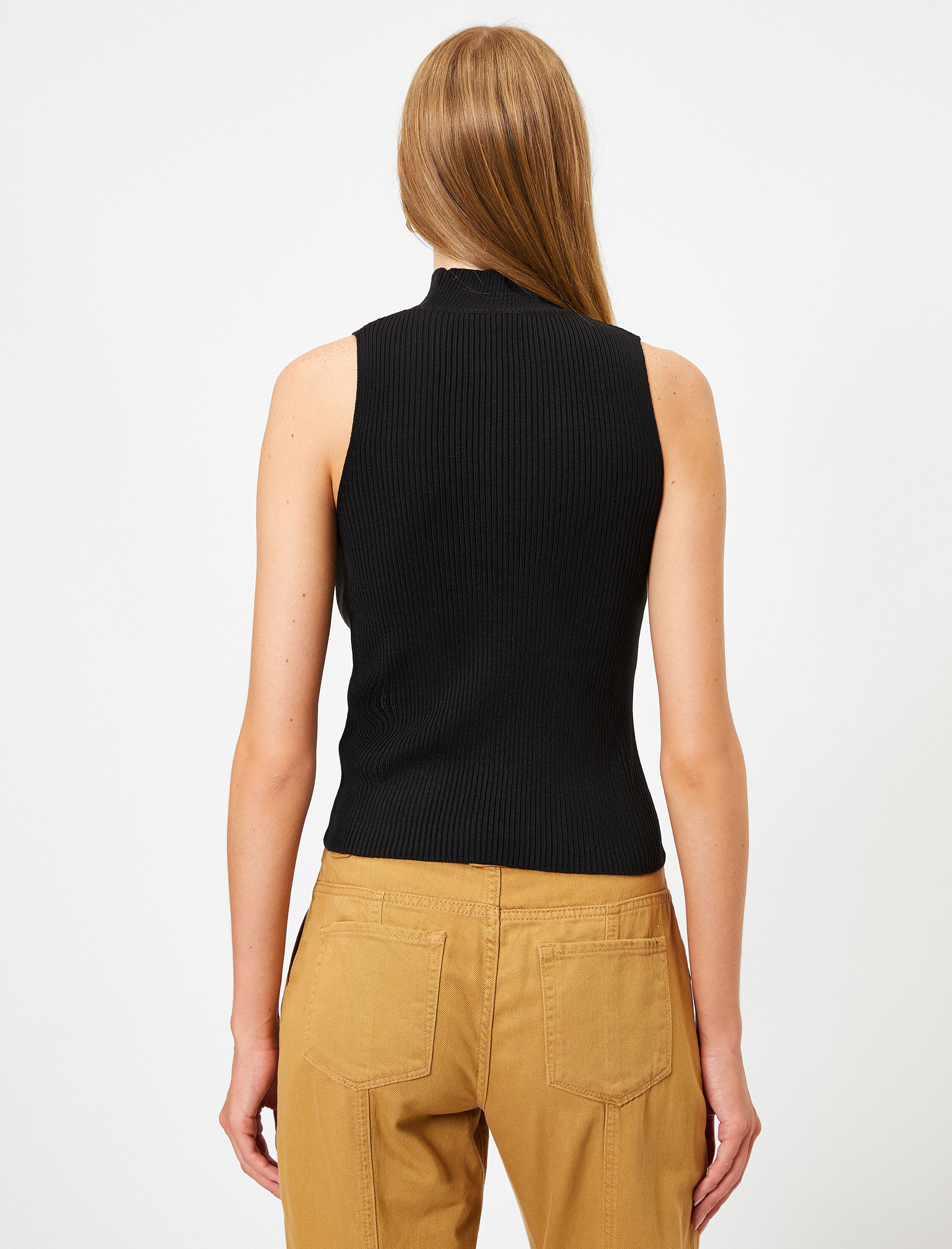   Balıkçı Yaka Kolsuz Basic Triko Kazak