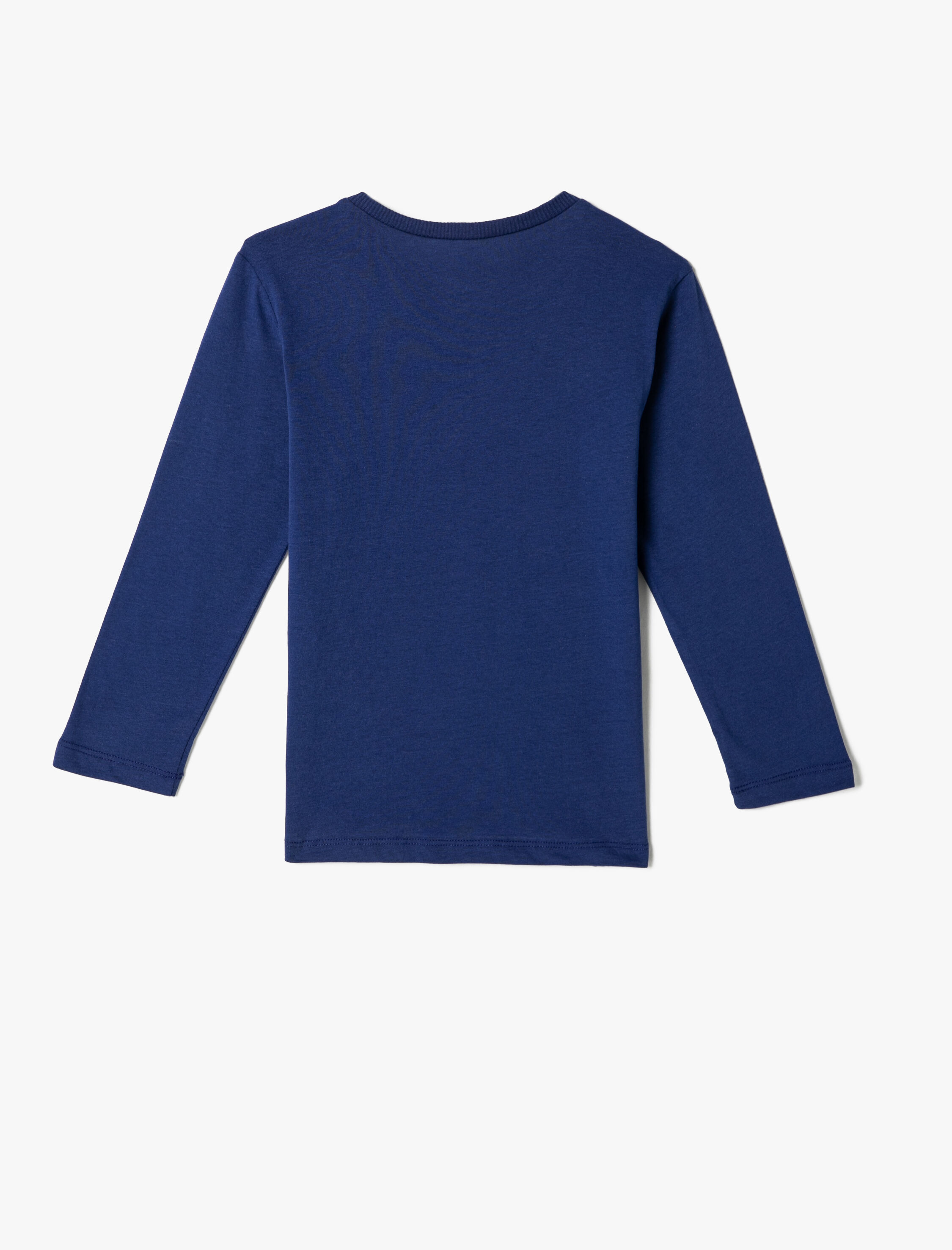  Erkek Çocuk Uzun Kollu Tişört Baskılı Pamuklu