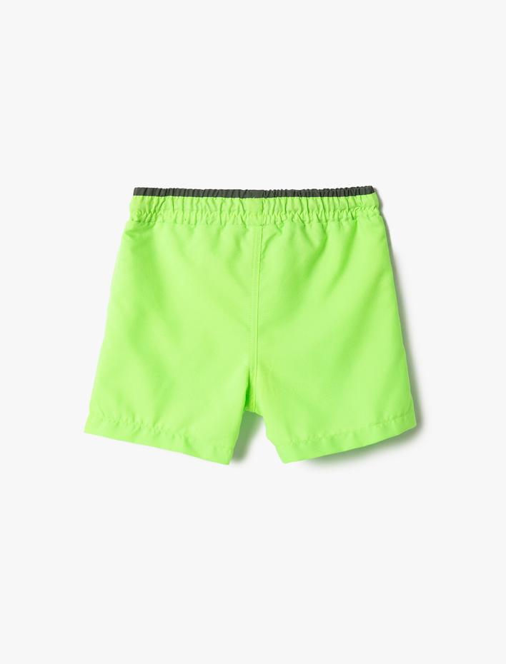 Erkek Çocuk Mayo Basic Beli Bağlamalı