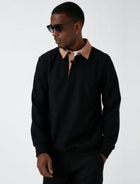 Polo Yaka Sweatshirt