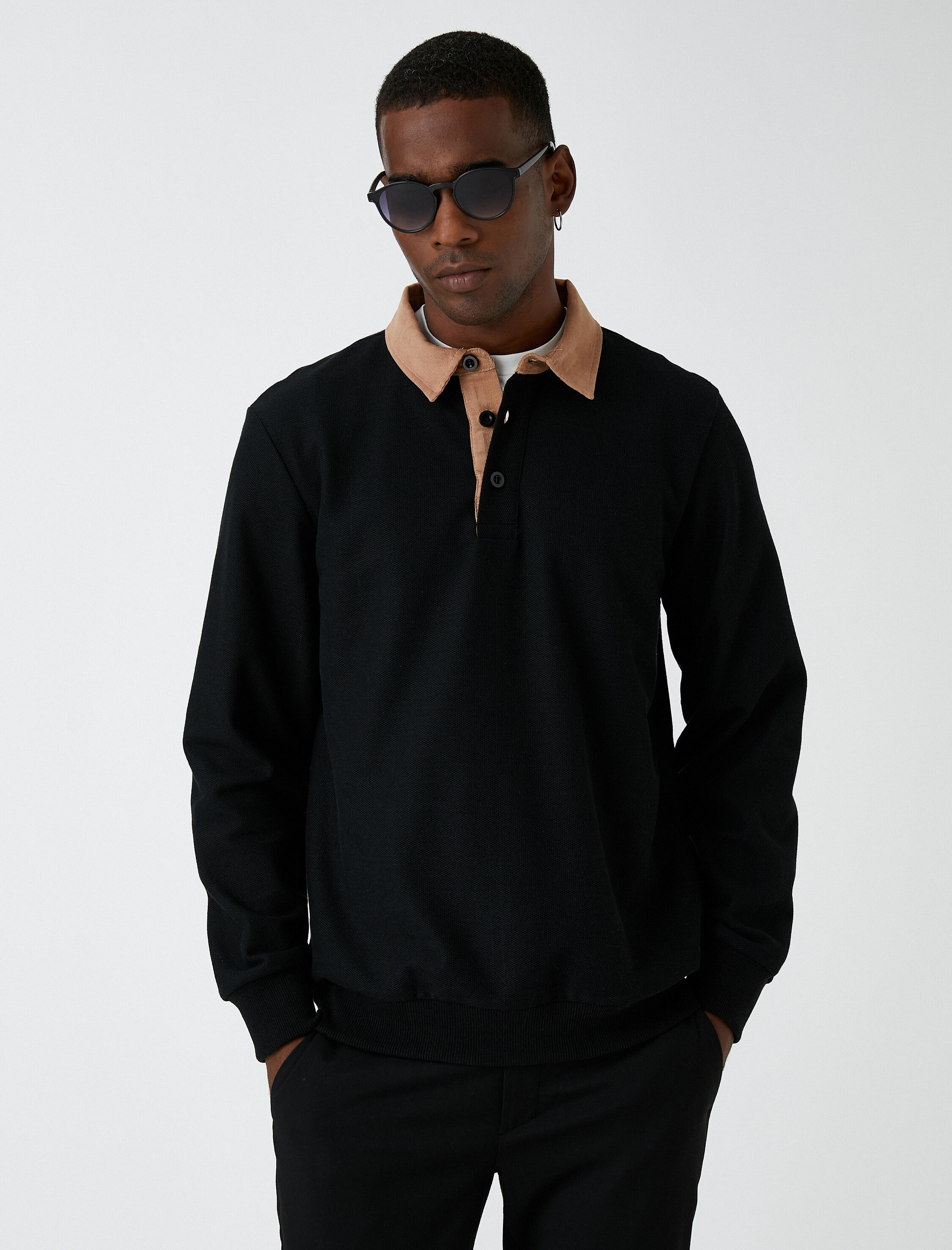   Polo Yaka Sweatshirt