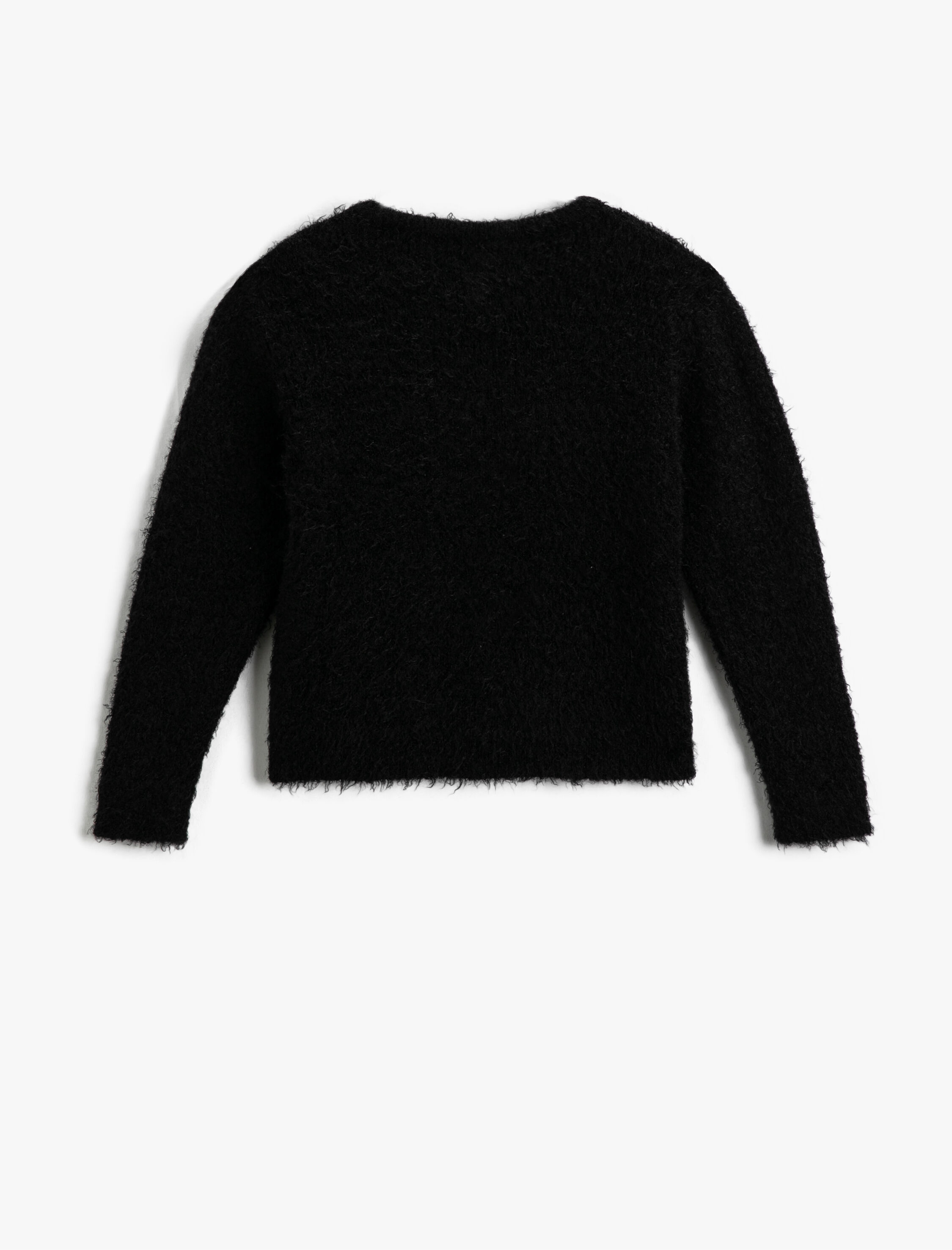  Kız Çocuk Peluş Hırka Düğmeli