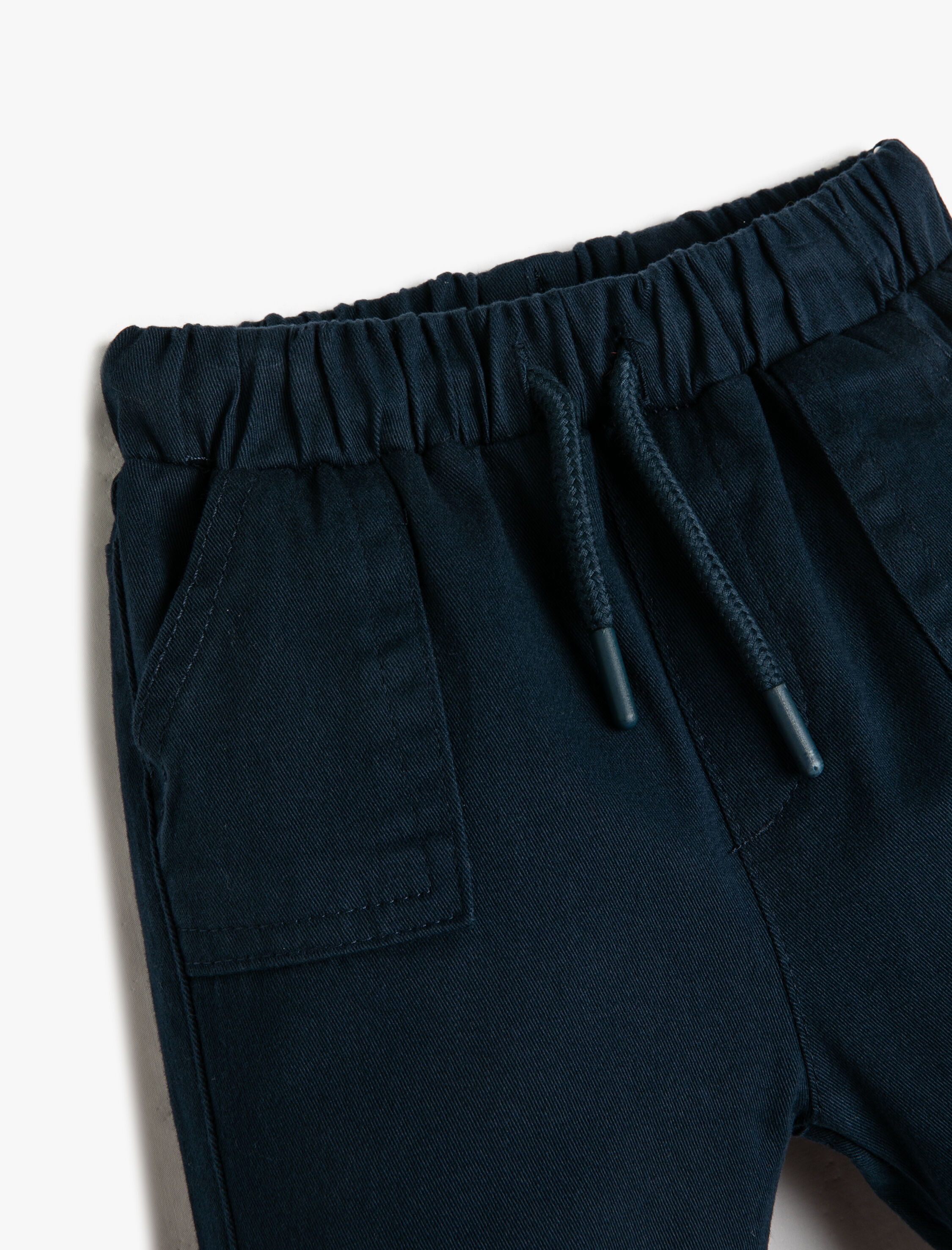  Erkek Bebek Jogger Pantolon Cepli Beli Bağlamalı Pamuklu