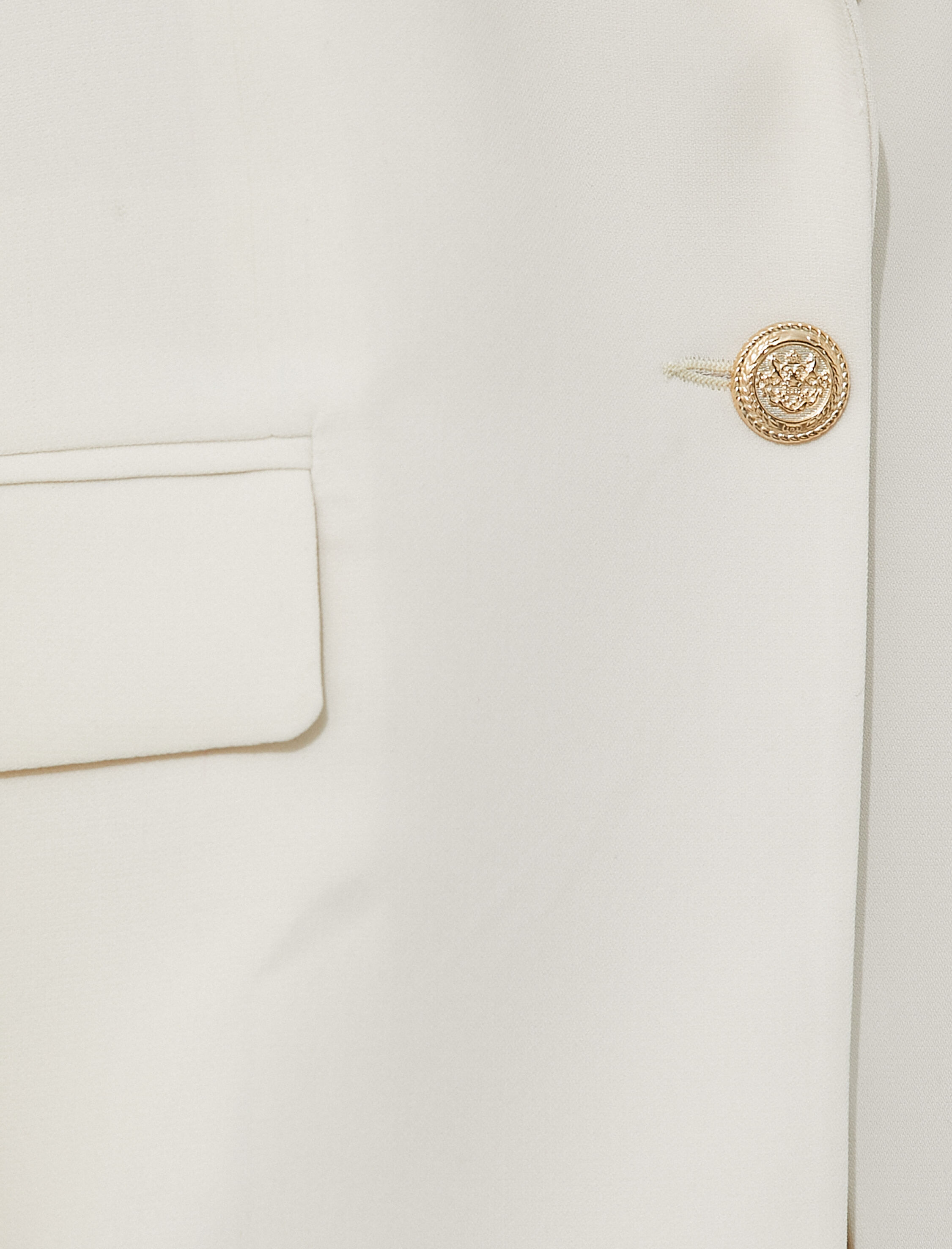   Gold Düğmeli Blazer Ceket