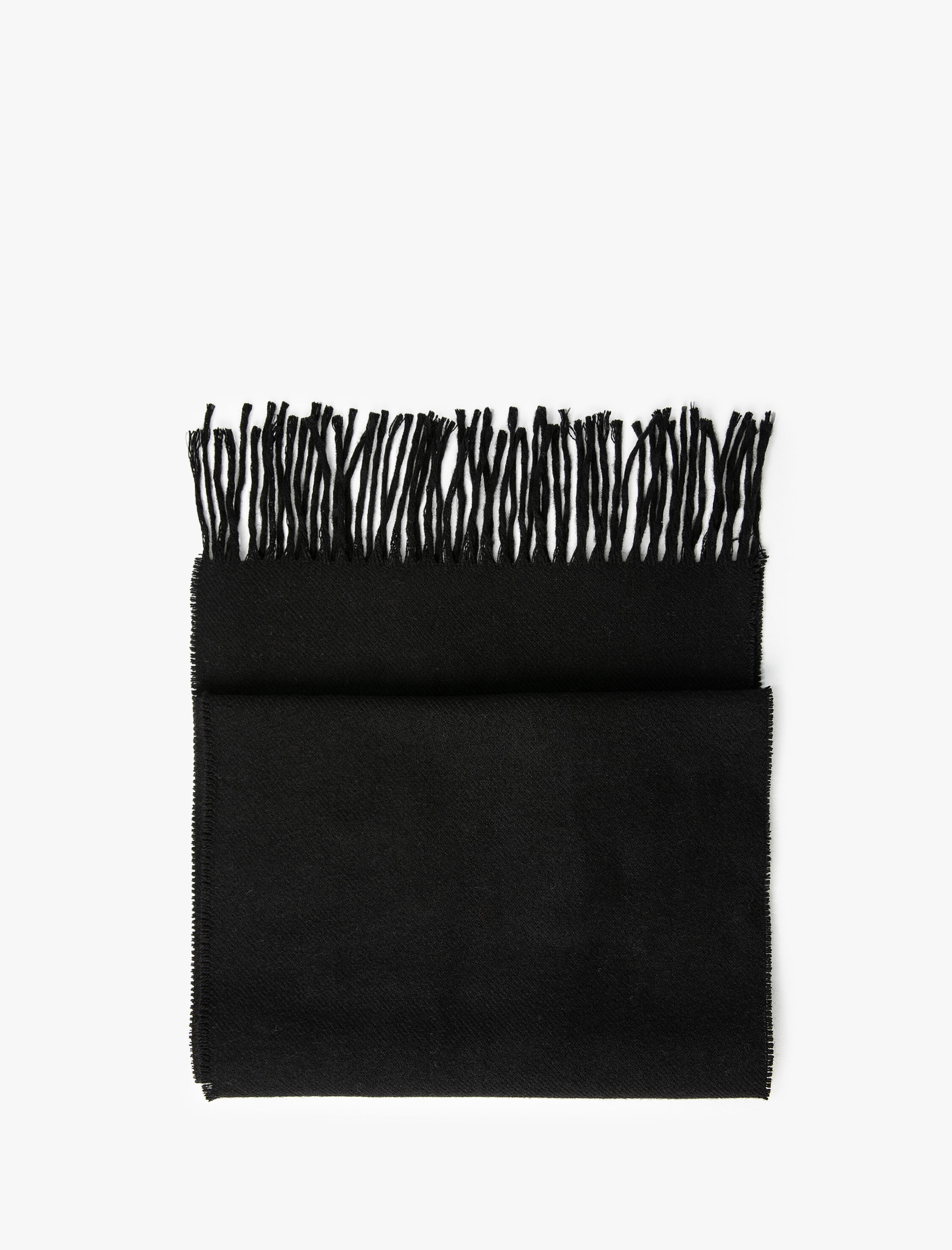  Erkek Basic Akrilik Atkı Püskül Detaylı