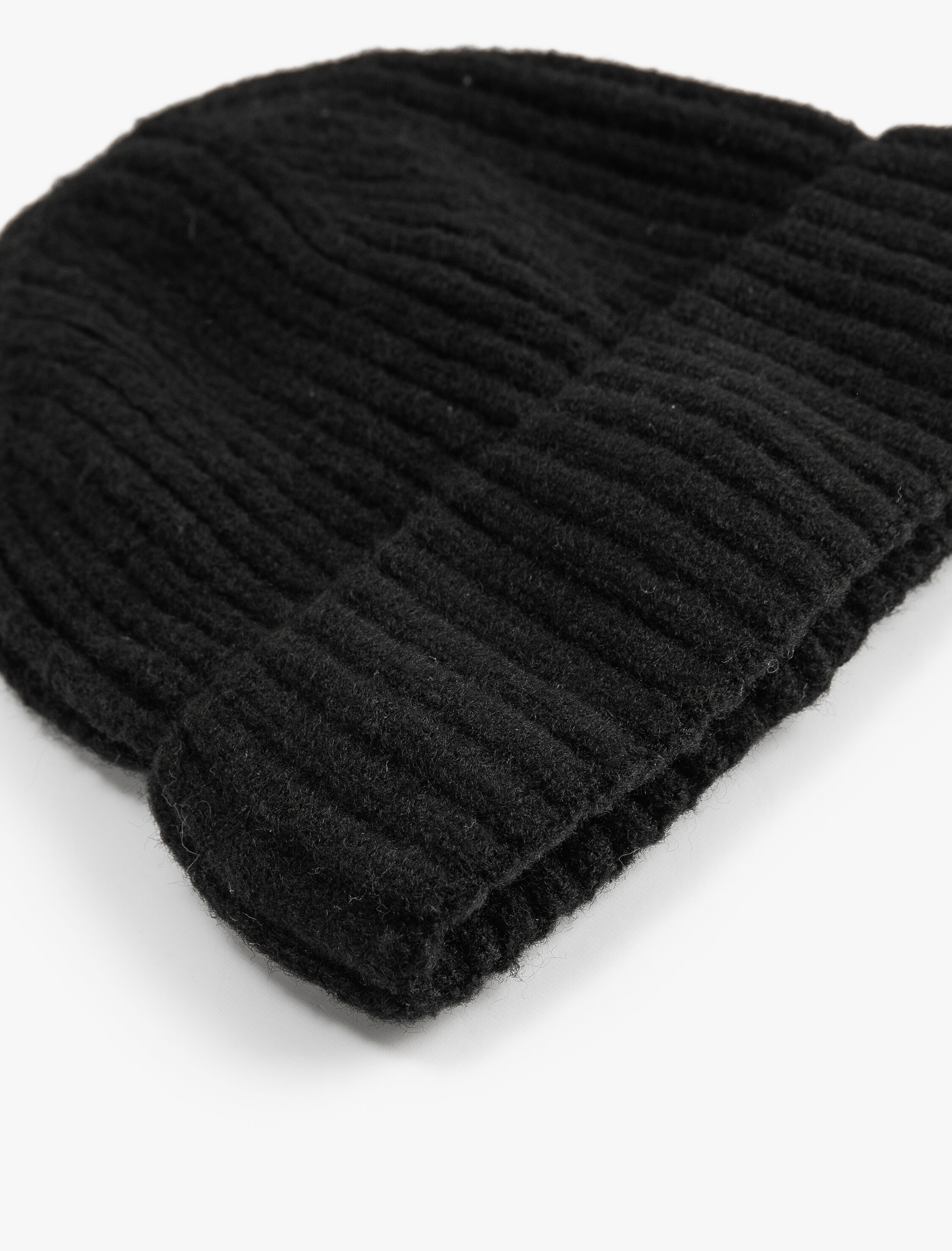  Erkek Basic Örgü Bere Katlama Detaylı Akrilik Karışımlı