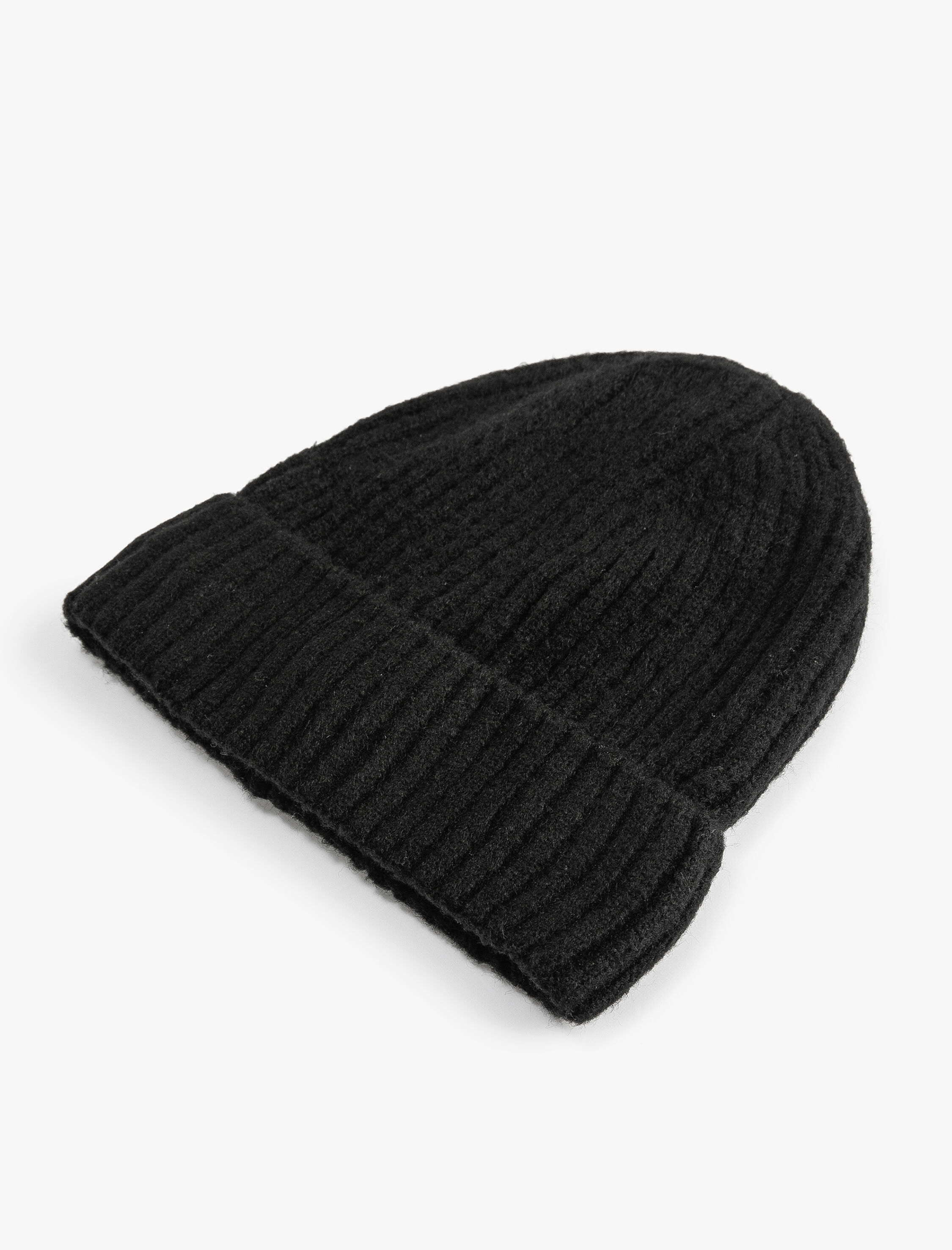  Erkek Basic Örgü Bere Katlama Detaylı Akrilik Karışımlı