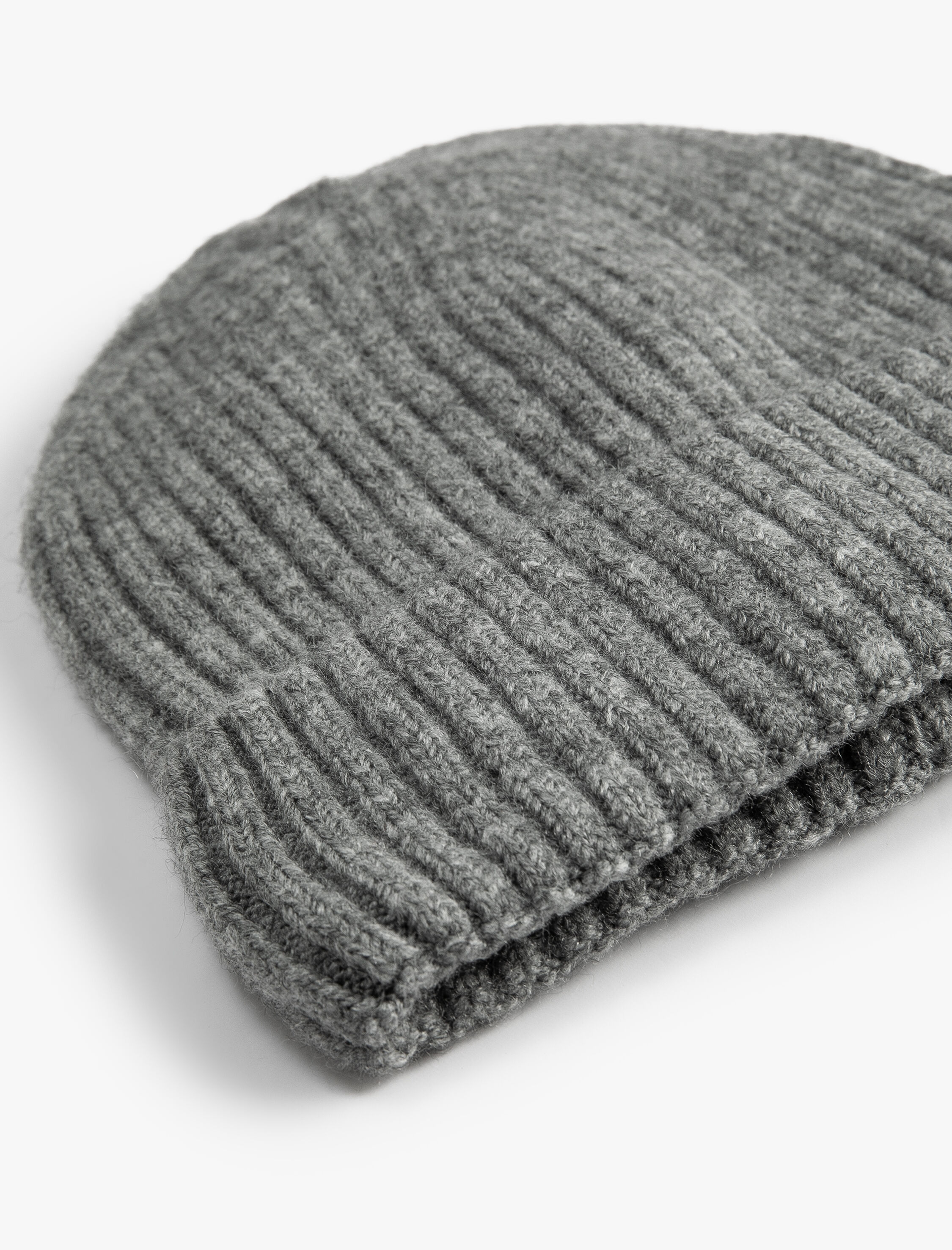  Erkek Basic Örgü Bere Katlama Detaylı Akrilik Karışımlı