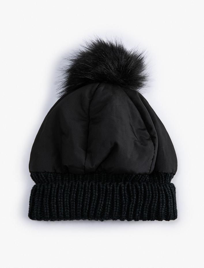 Kadın Ponponlu Bere