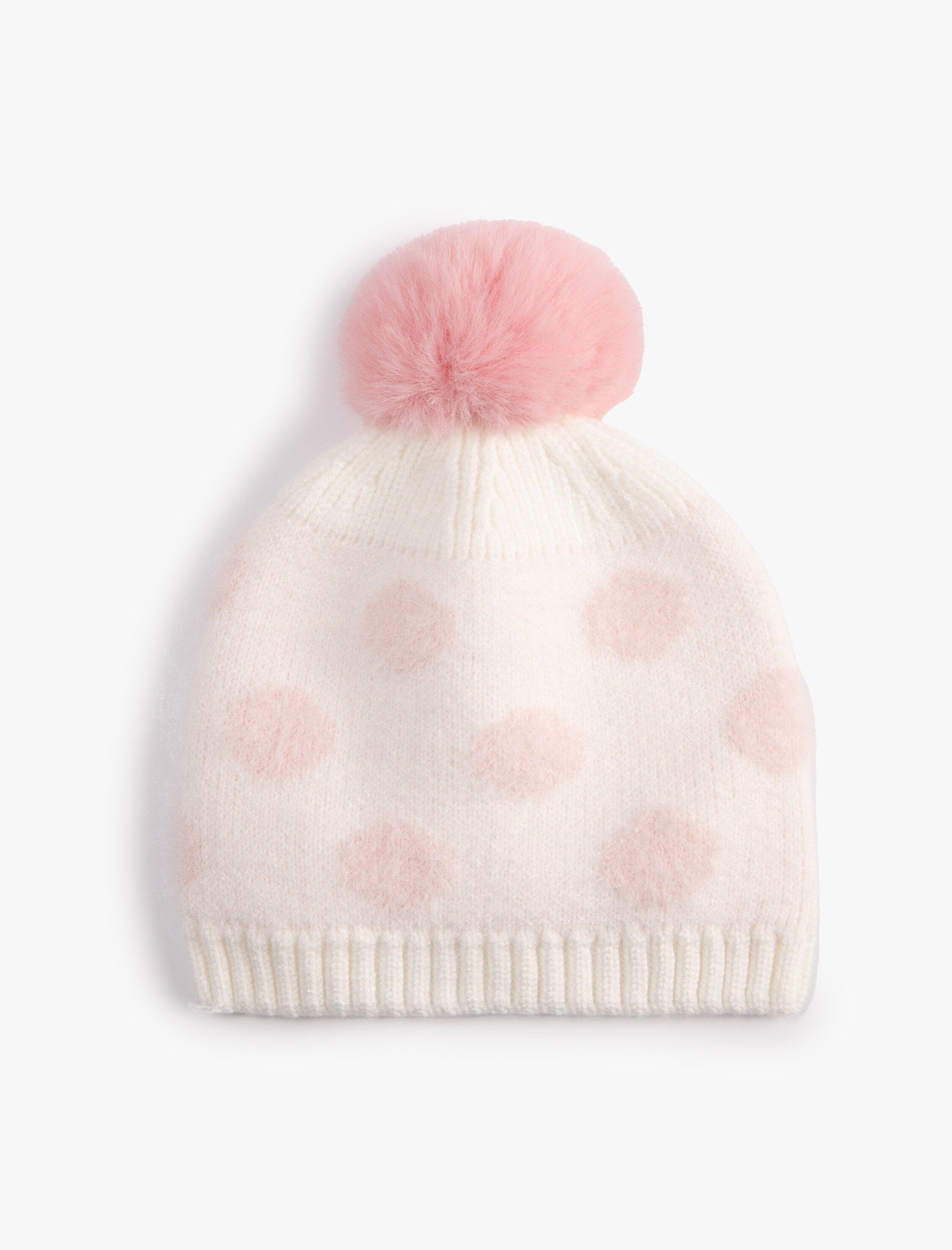  Kız Bebek Bere Yumuşak Dokulu Ponpon Detaylı