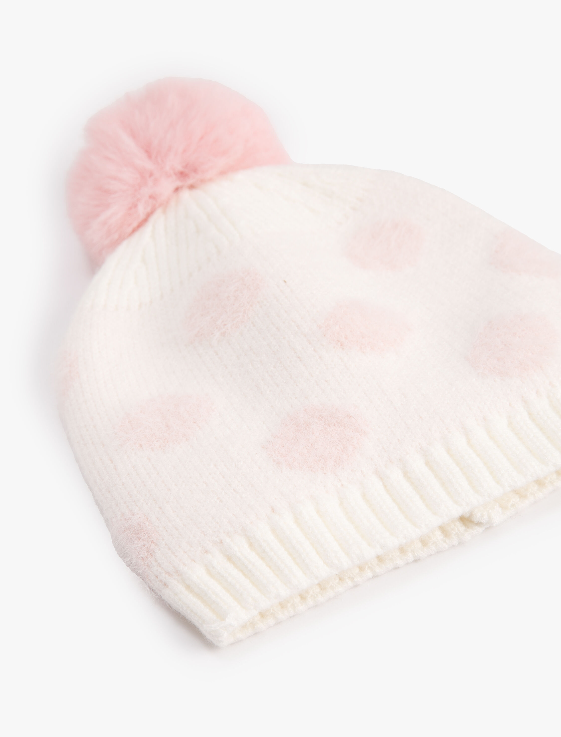  Kız Bebek Bere Yumuşak Dokulu Ponpon Detaylı