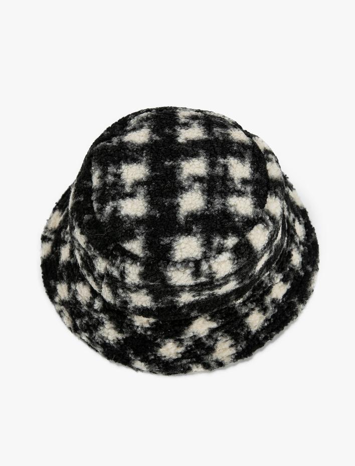 Kadın Peluş Bucket Şapka