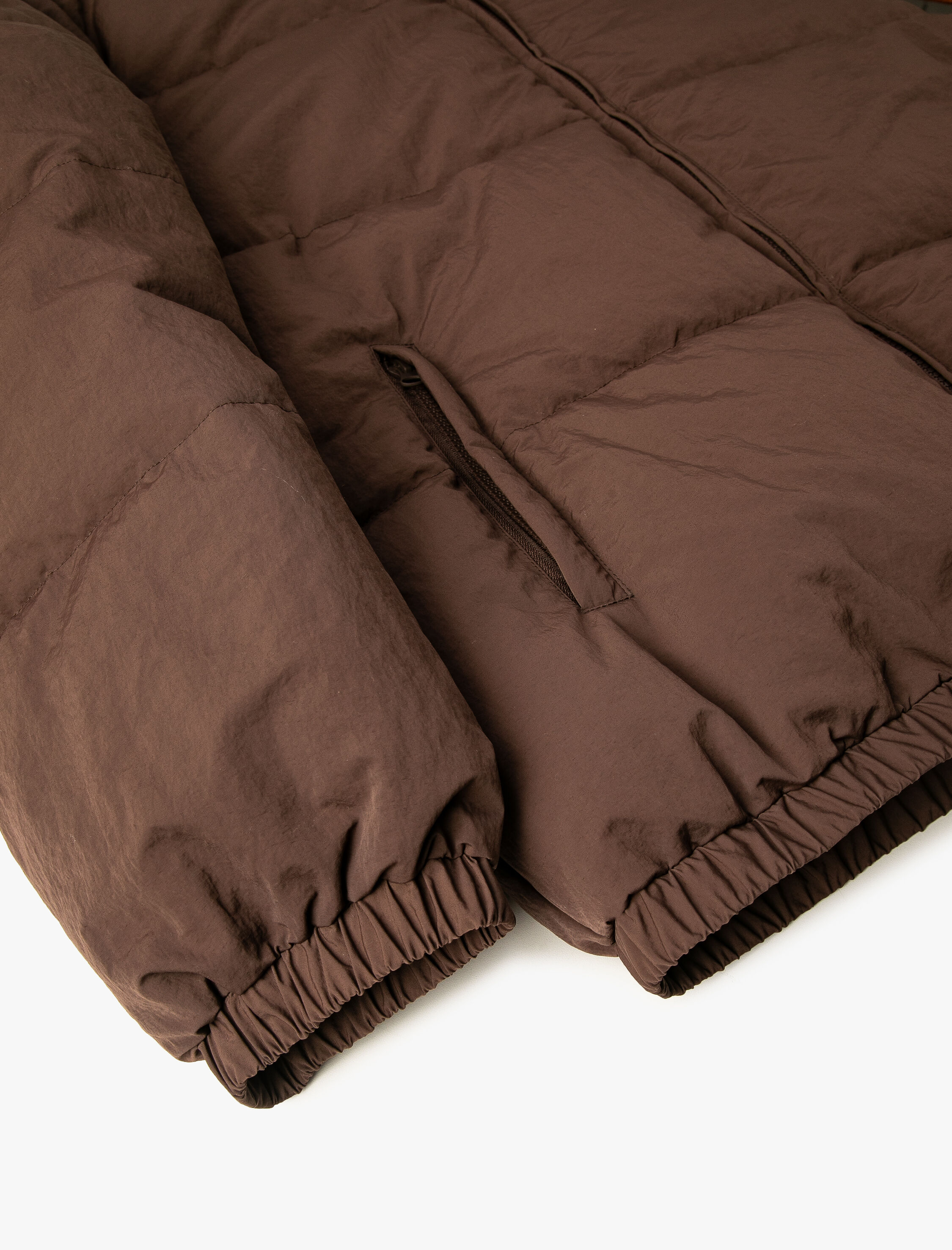   Şişme Mont Kapşonlu Cep Detaylı Fermuarlı