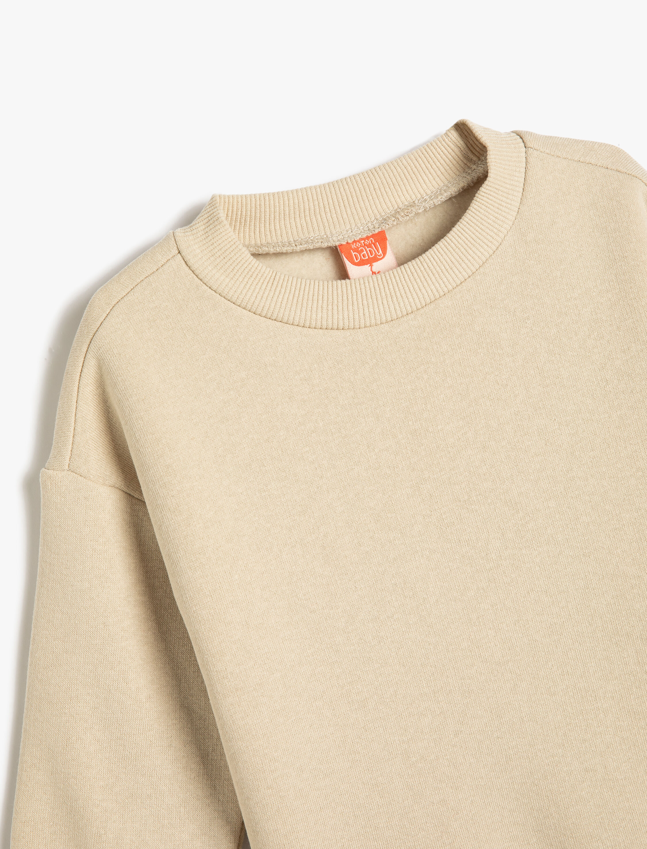  Erkek Bebek Basic Sweatshirt Uzun Kollu Bisiklet Yaka