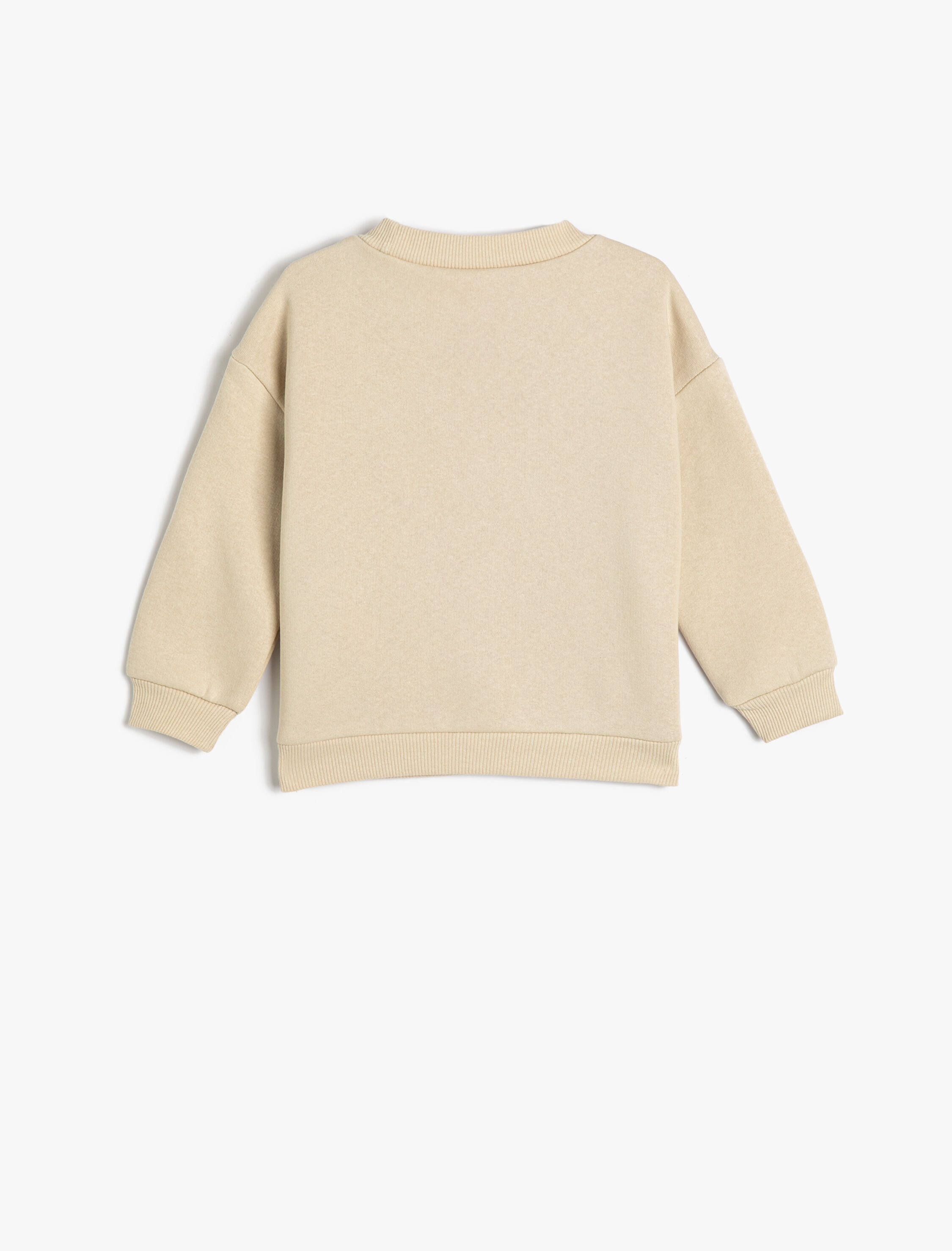  Erkek Bebek Basic Sweatshirt Uzun Kollu Bisiklet Yaka
