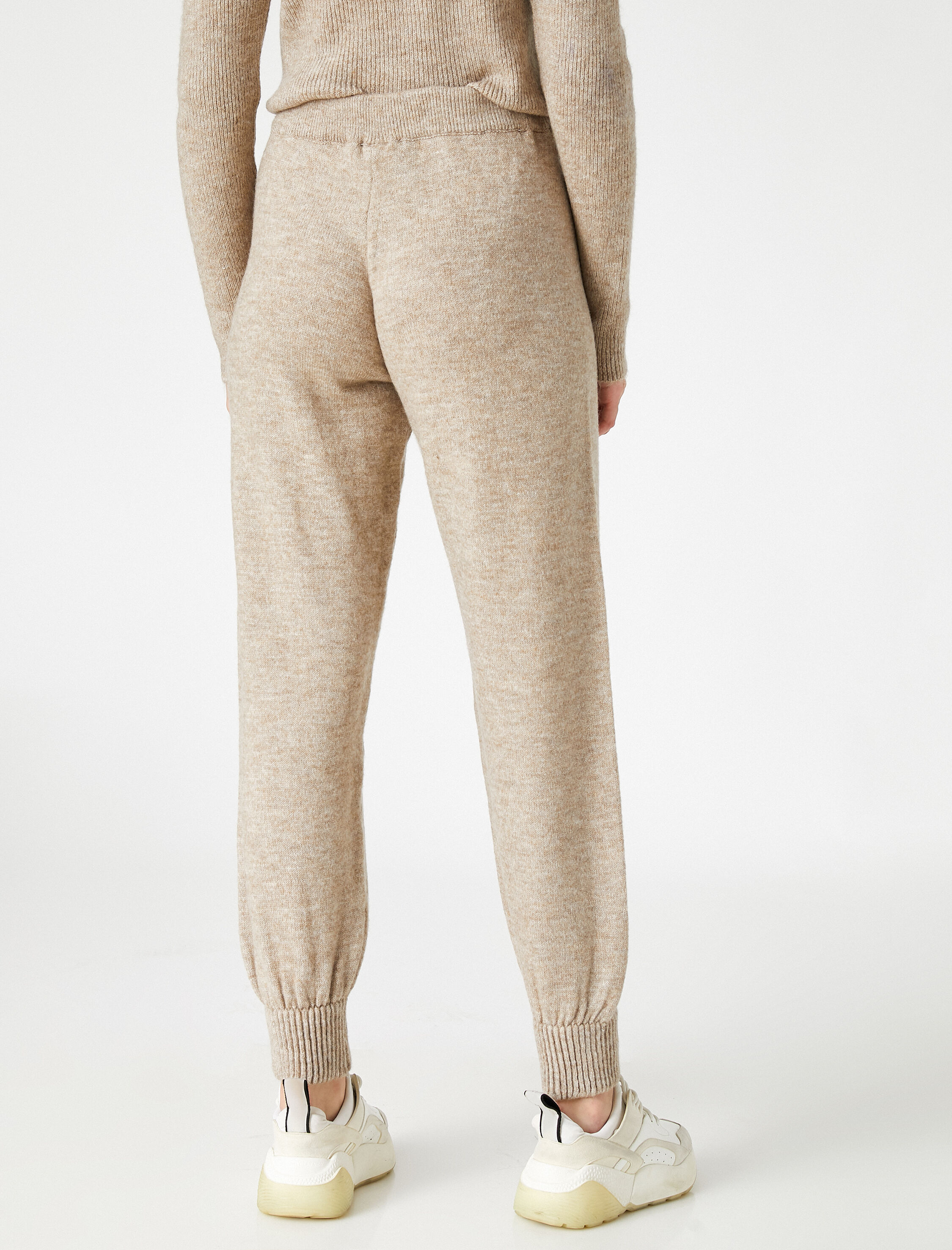   Beli Bağlamalı Triko Pantolon