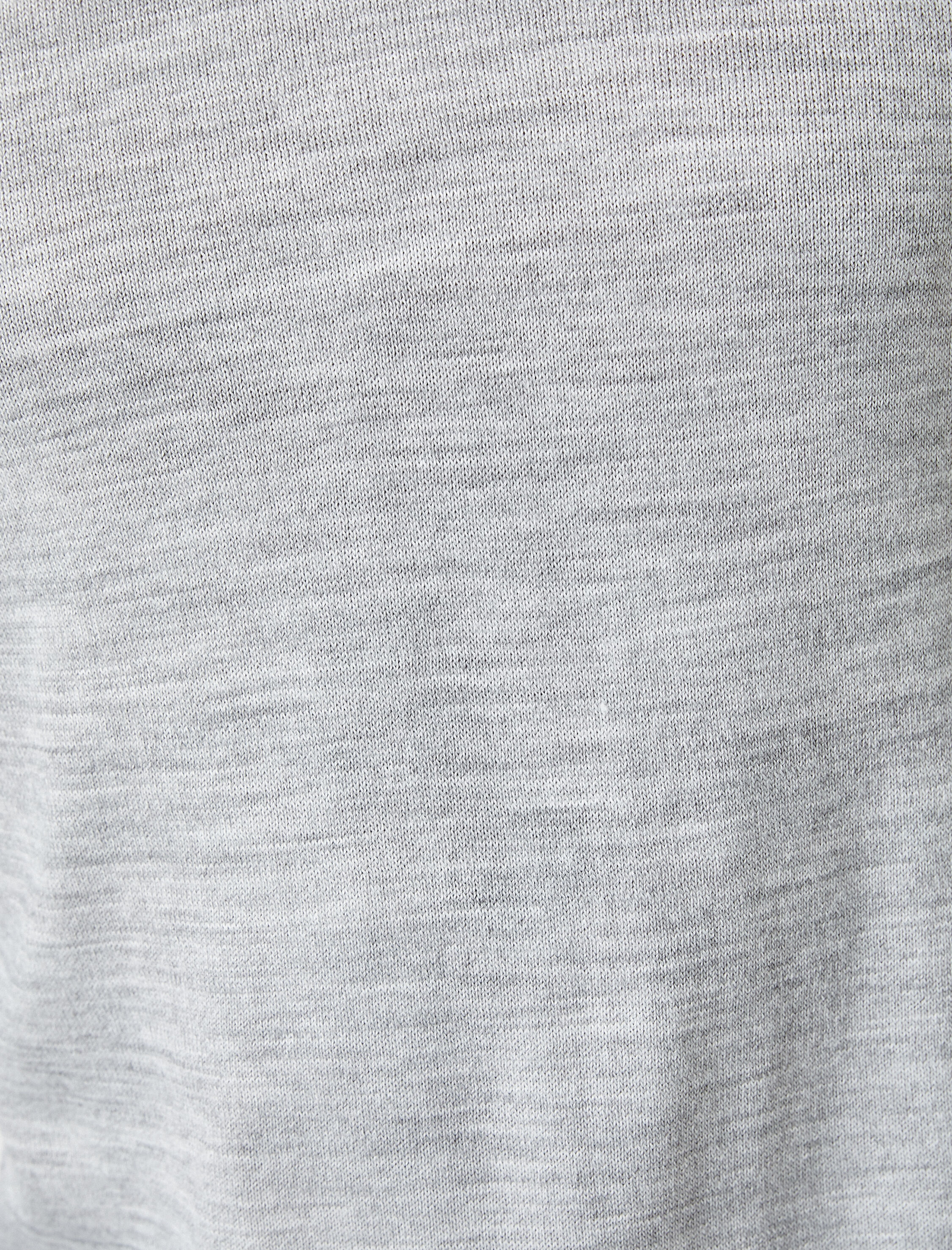 Basic Triko Kazak Yarım Balıkçı Yaka Uzun Kollu