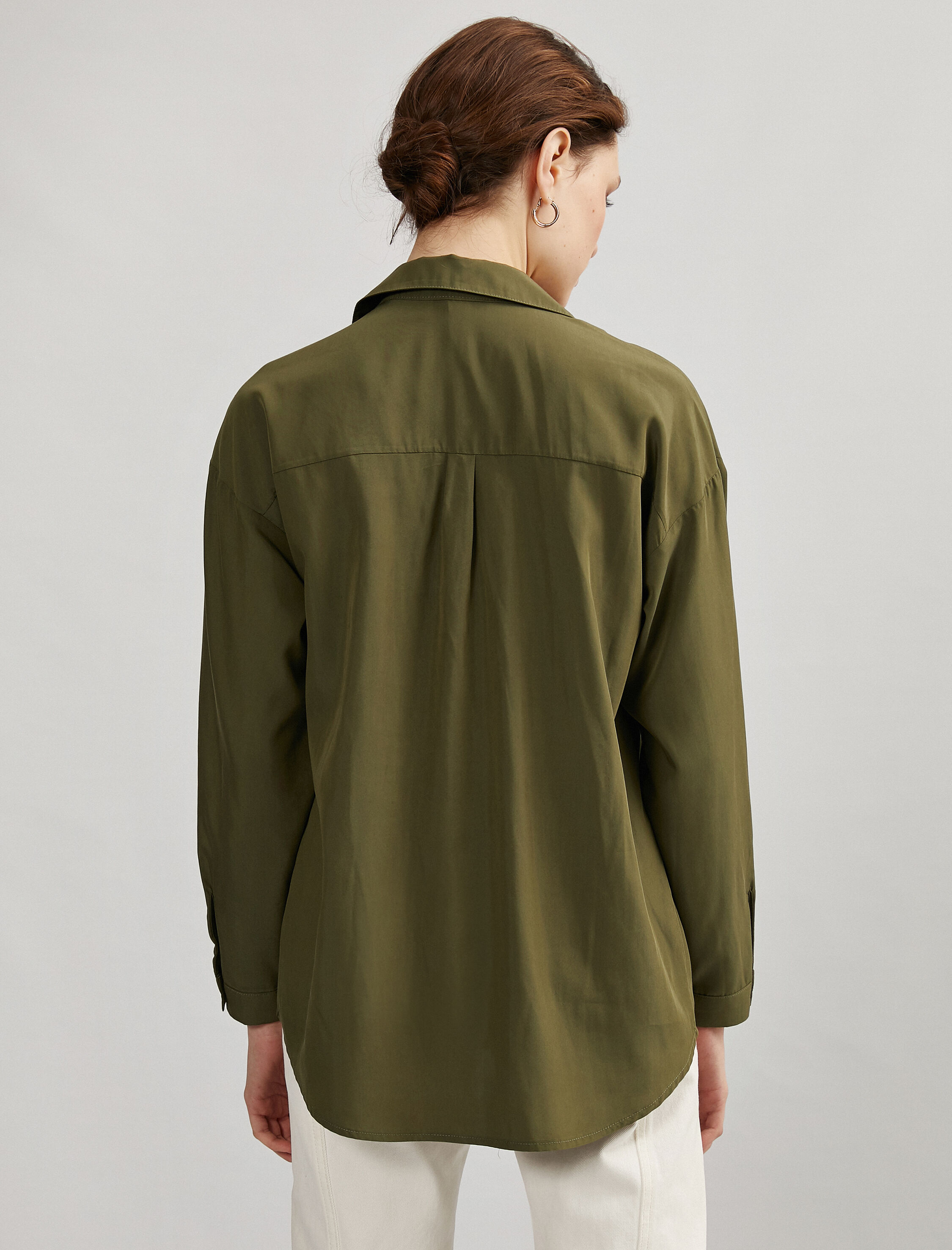   Cepli Gömlek Uzun Kollu