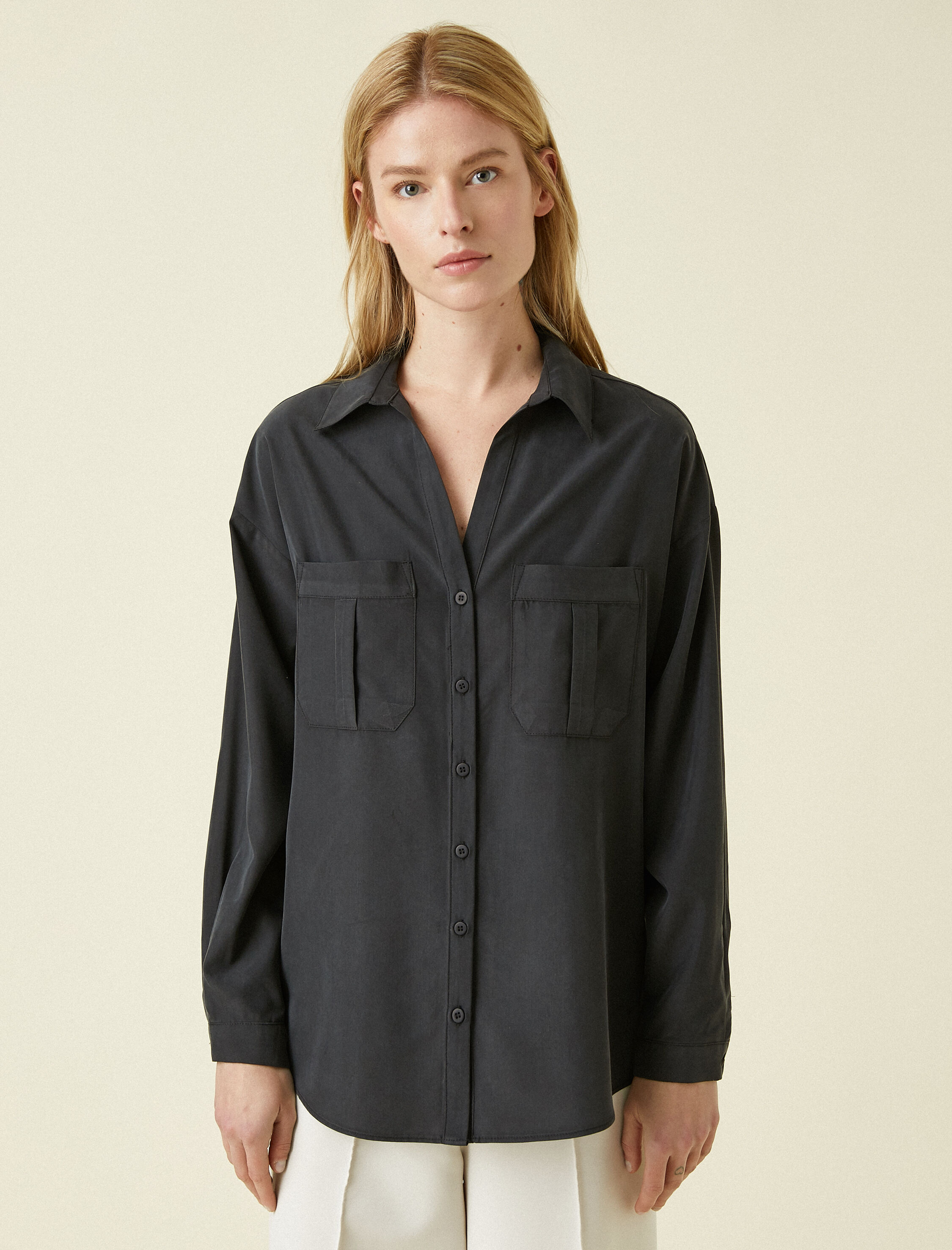   Cepli Gömlek Uzun Kollu