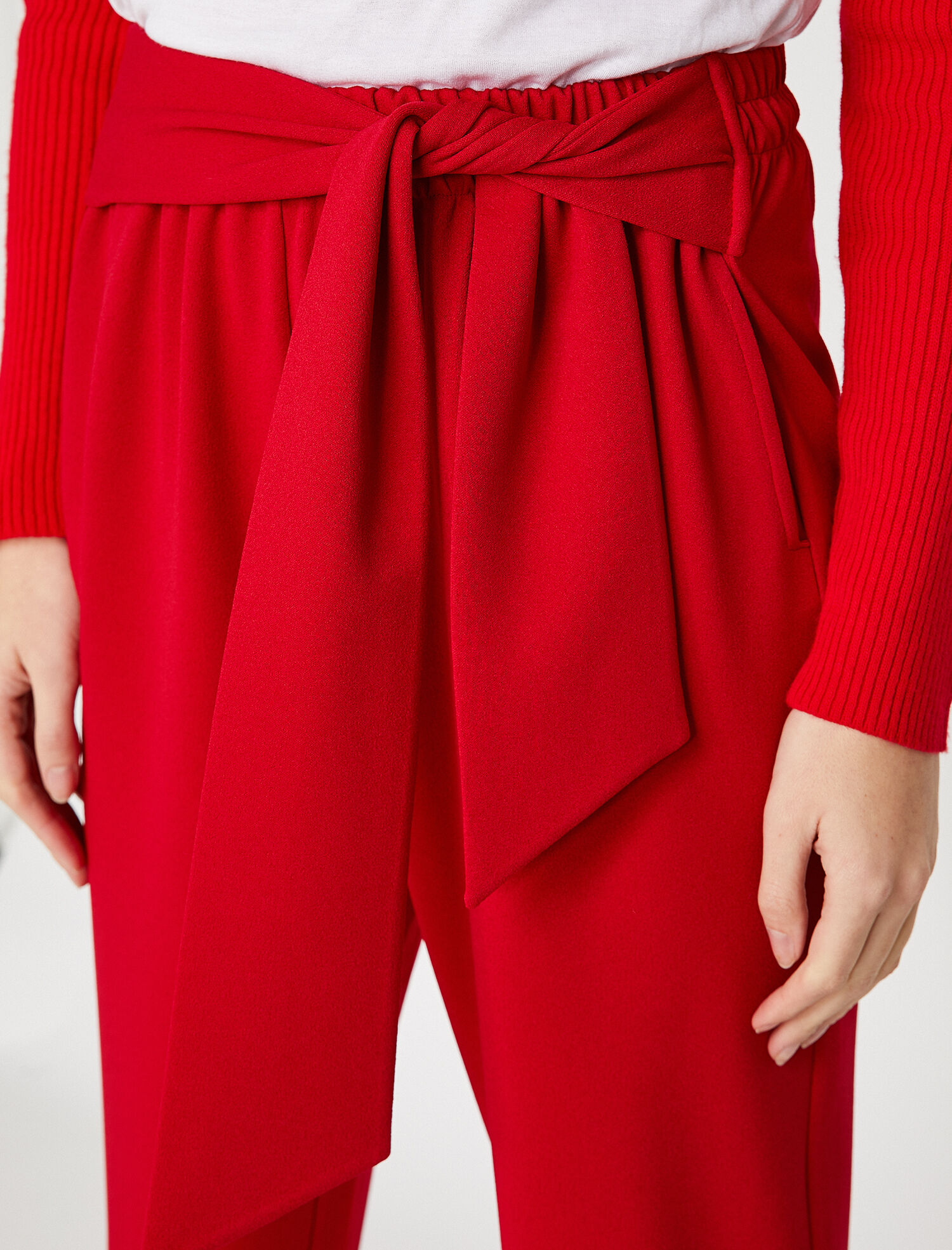   Beli Bağlamalı Pantolon