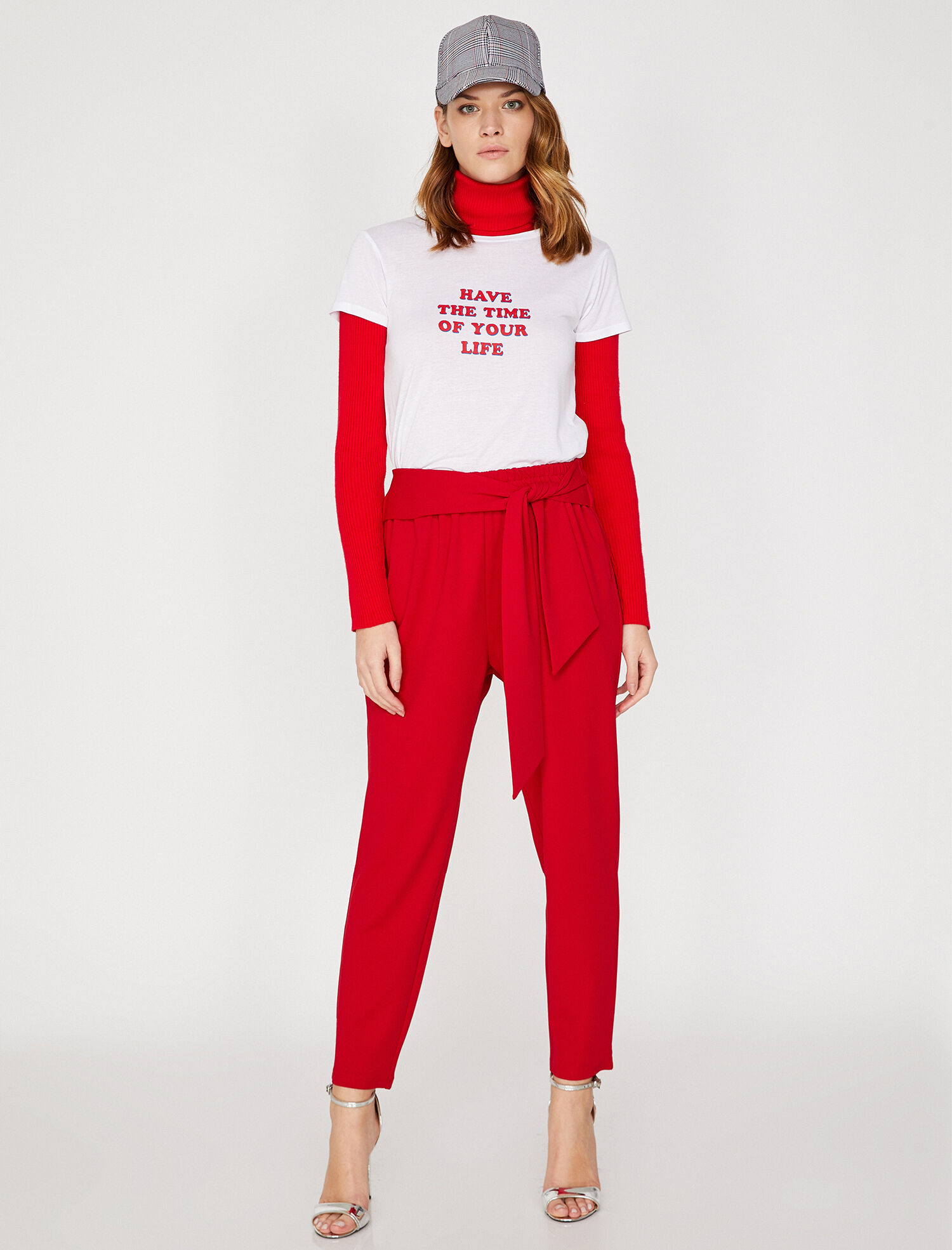   Beli Bağlamalı Pantolon