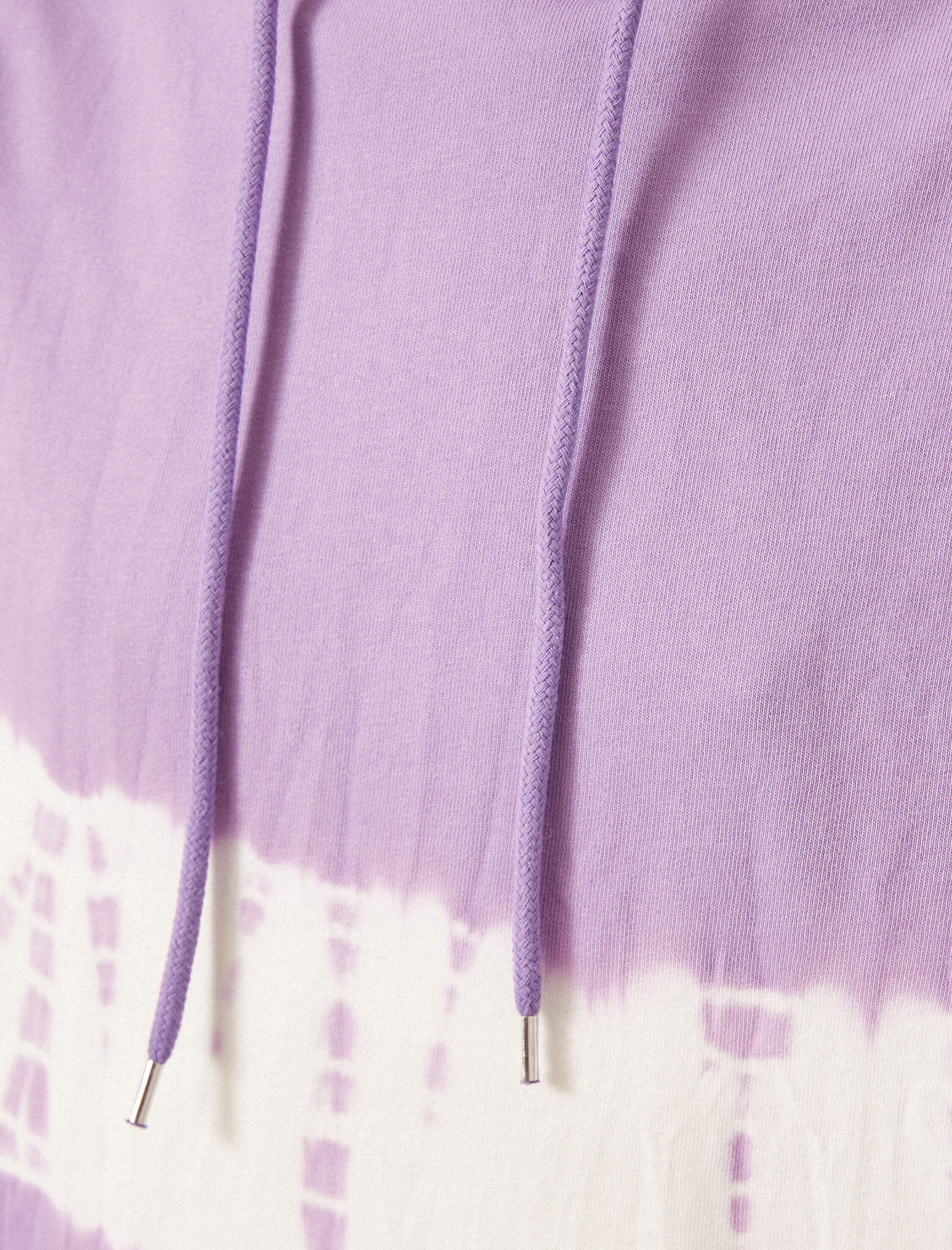   Kapüşonlu Sweatshirt Renk Bloklu Pamuklu Oversize