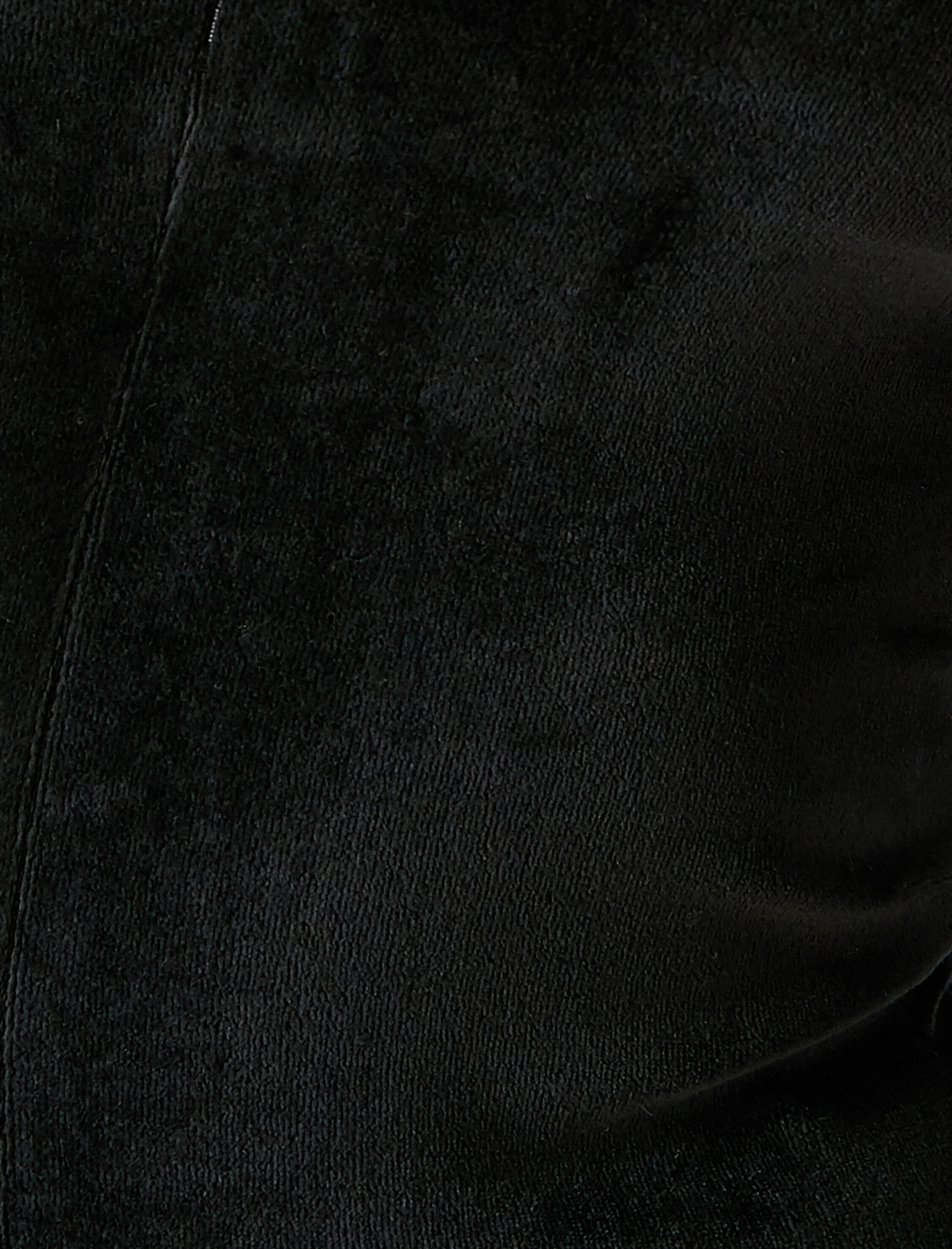   V Yaka Kadife Mini Elbise