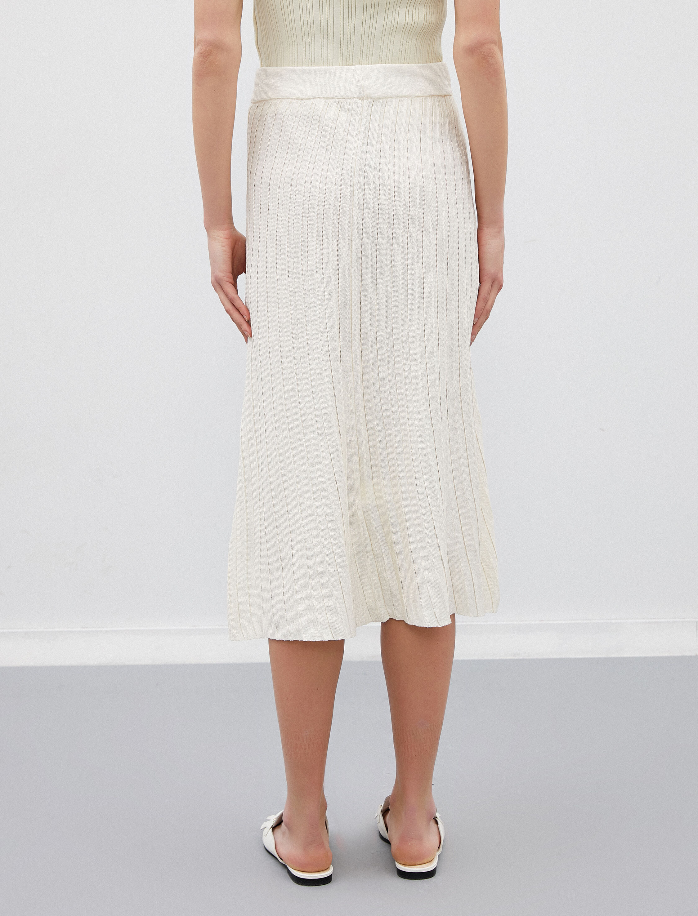 Pilili Midi Triko Etek