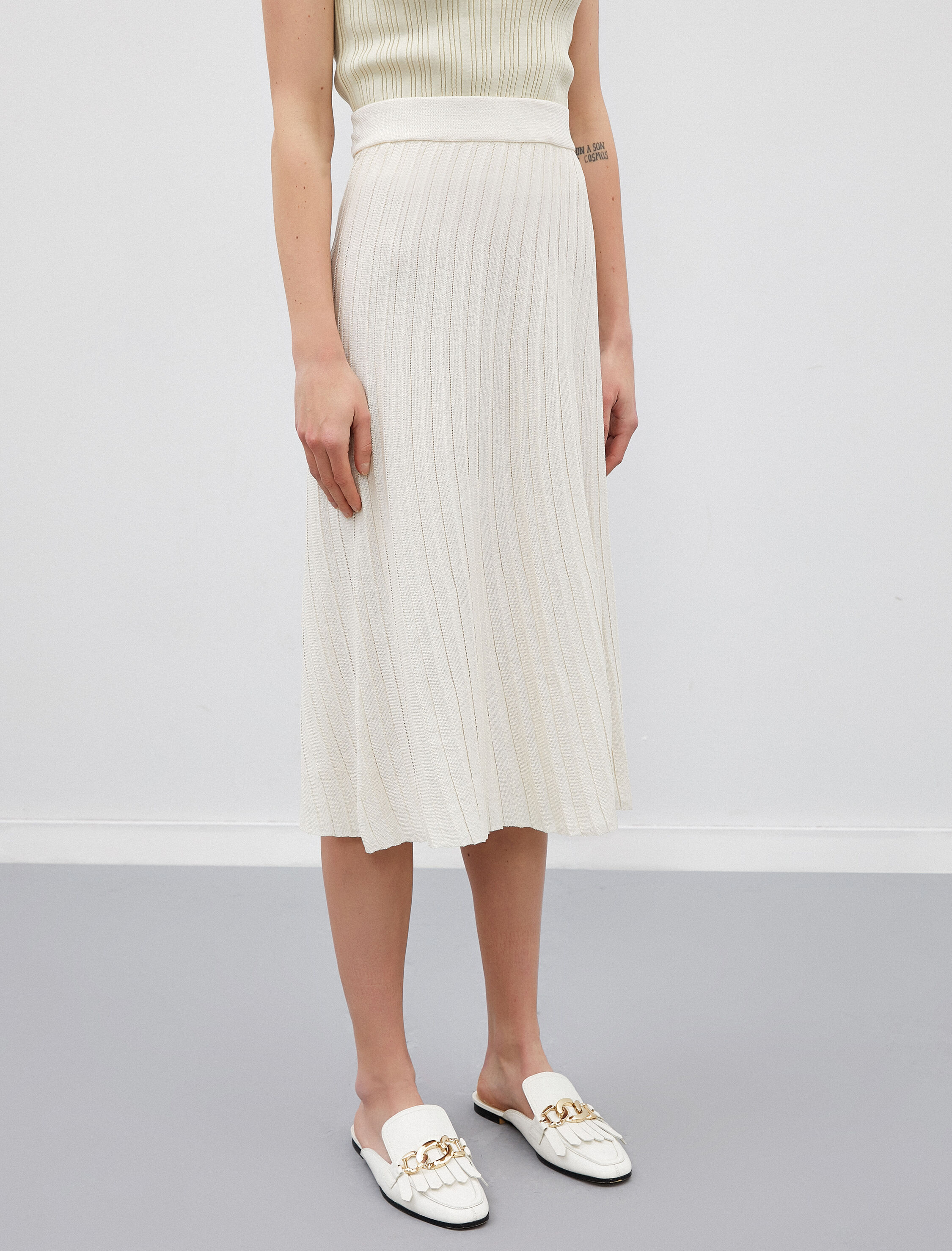 Pilili Midi Triko Etek