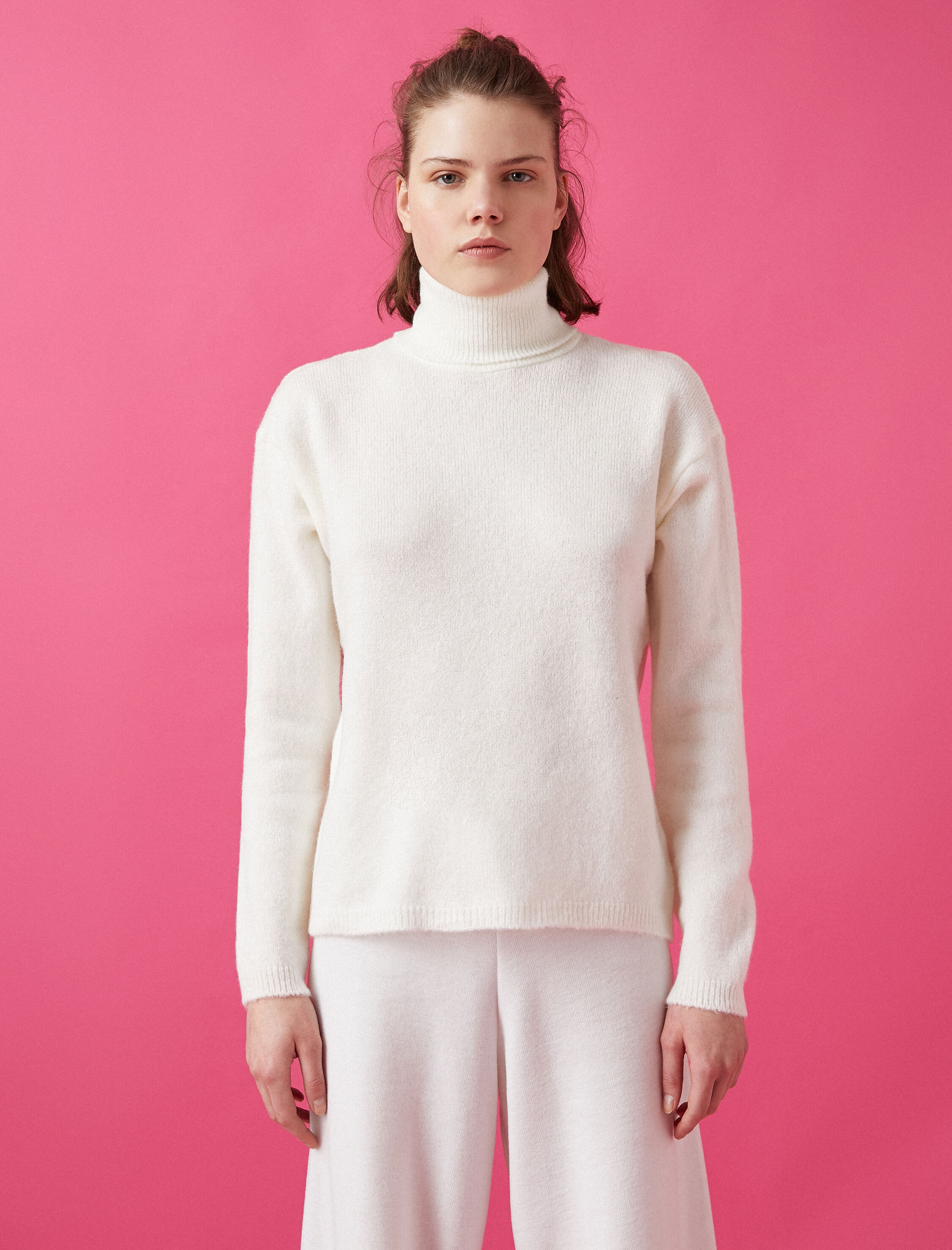   Balıkçı Yaka Oversize Triko Kazak