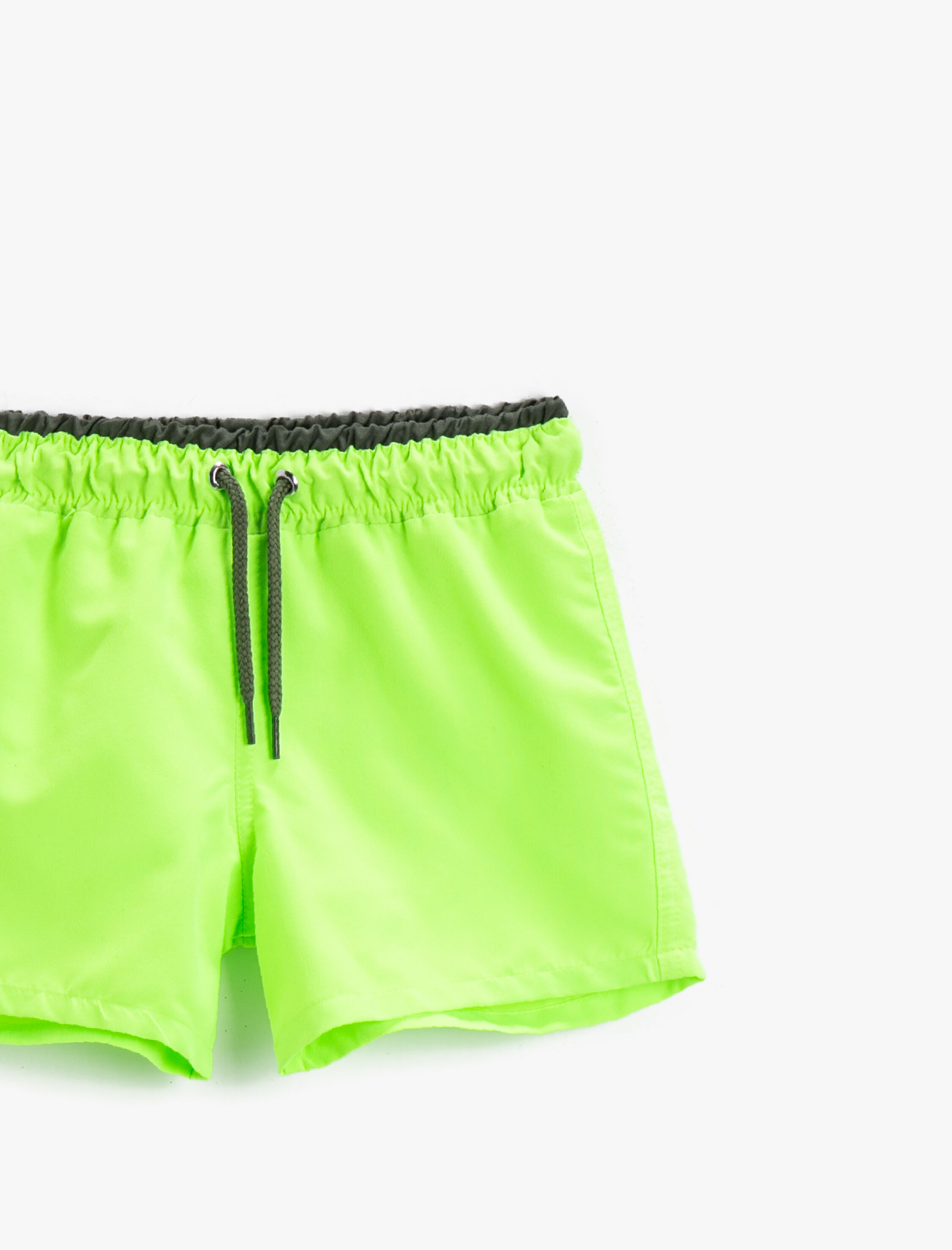  Erkek Çocuk Deniz Şortu Basic Beli Bağlamalı