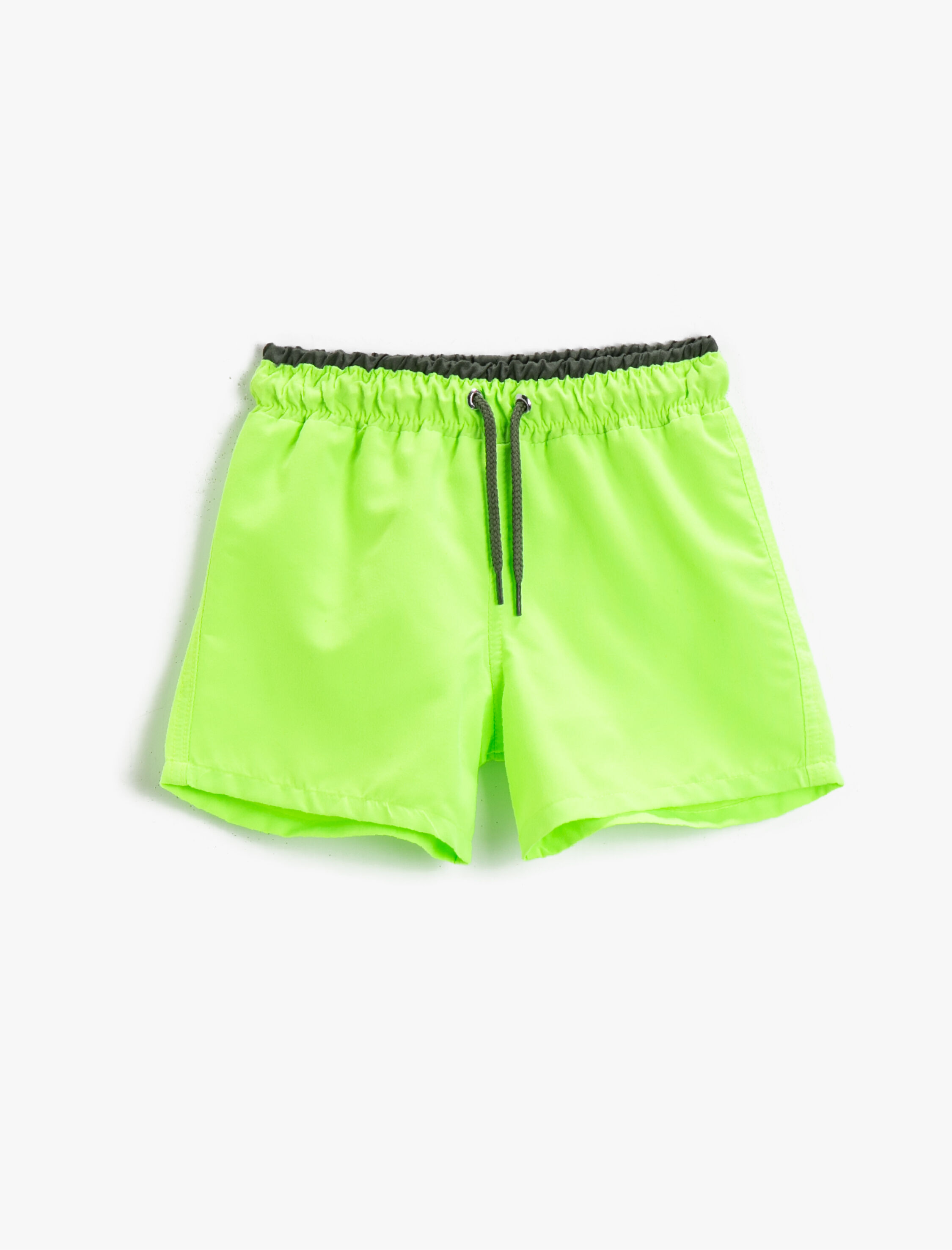  Erkek Çocuk Deniz Şortu Basic Beli Bağlamalı