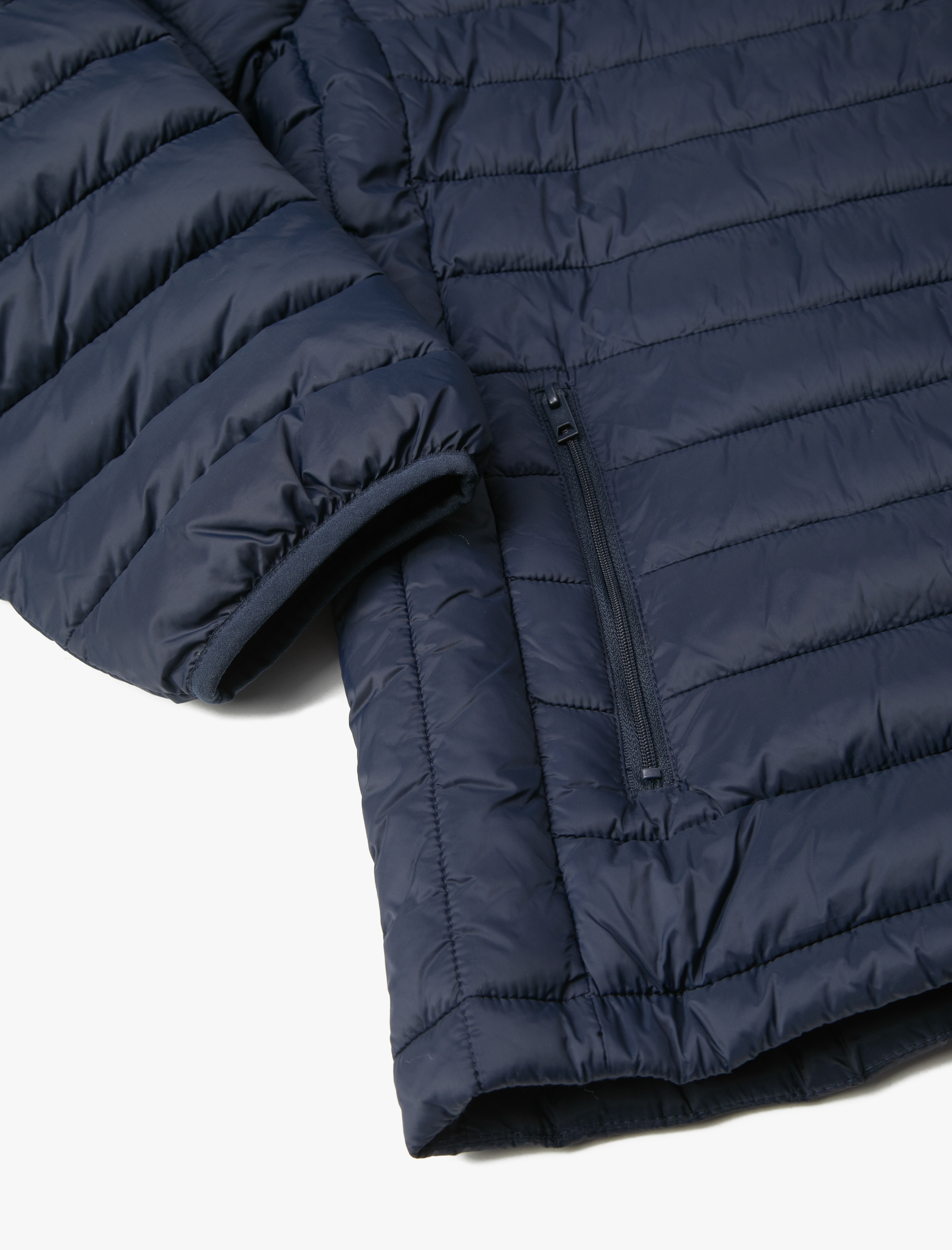   Şişme Mont Mevsimlik Kapşonlu Fermuarlı Cep Detaylı