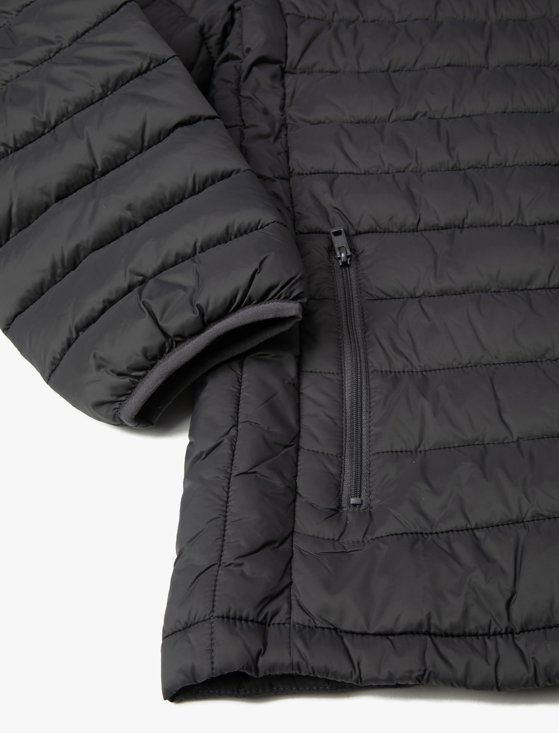 Şişme Mont Mevsimlik Kapşonlu Fermuarlı Cep Detaylı