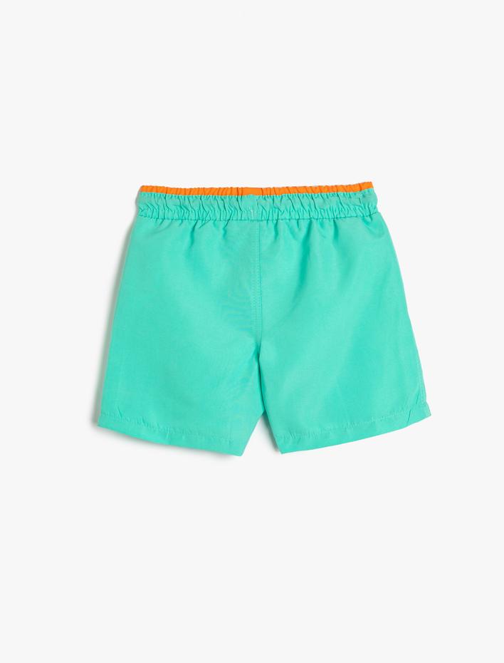 Erkek Çocuk Mayo Basic Beli Bağlamalı