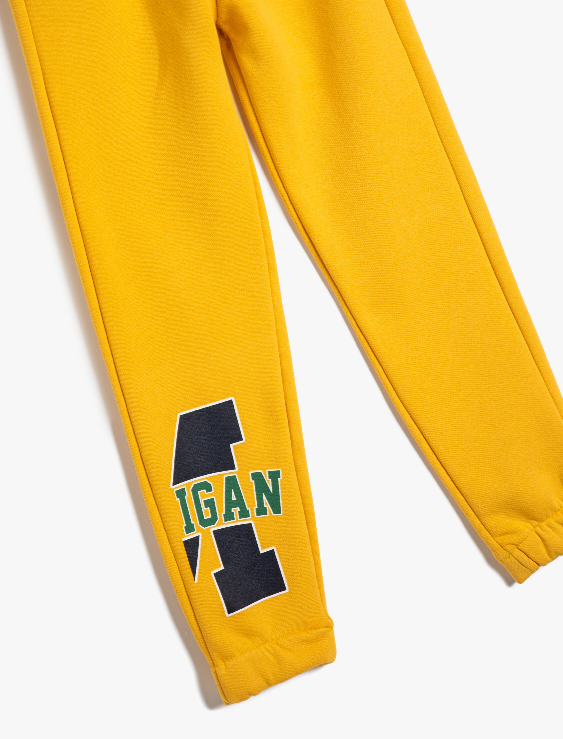  Erkek Çocuk Jogger Eşofman Altı Baskı Detaylı Cepli Beli Bağlamalı Şardonlu