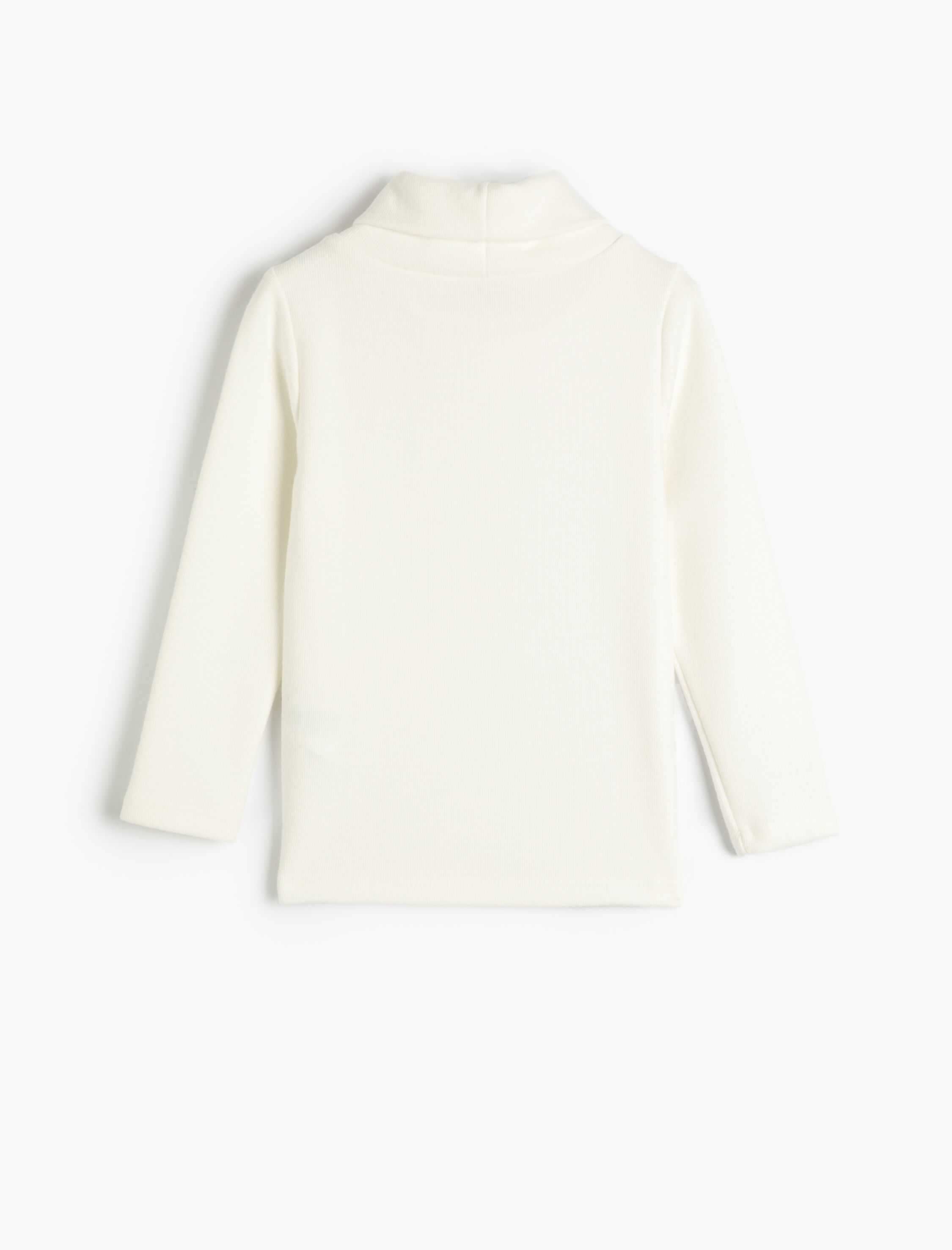  Kız Çocuk Basic Tişört Uzun Kollu Balıkçı Yaka