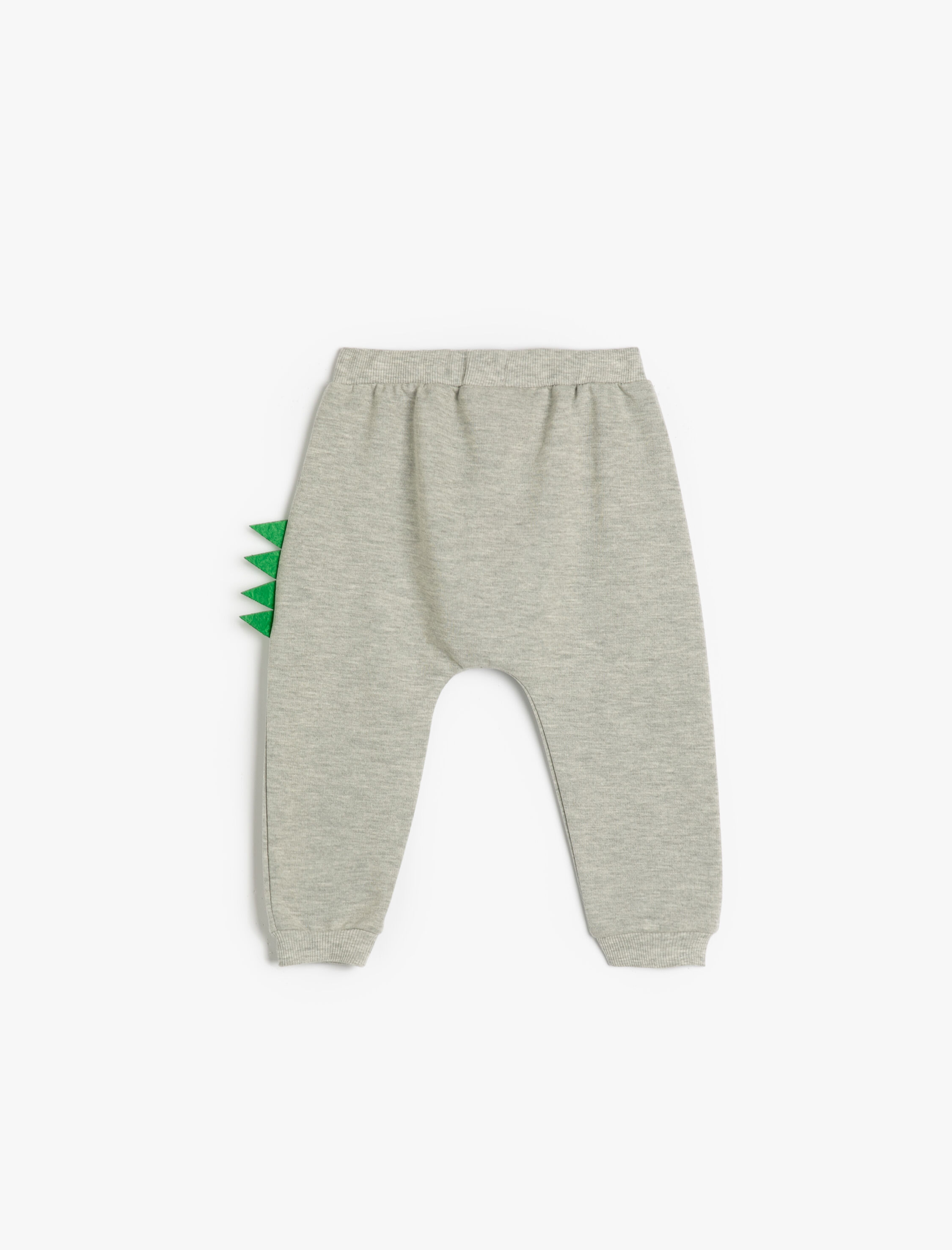  Erkek Bebek Basic Jogger Eşofman Altı Baskı Detaylı Beli Bağlamalı Şardonlu