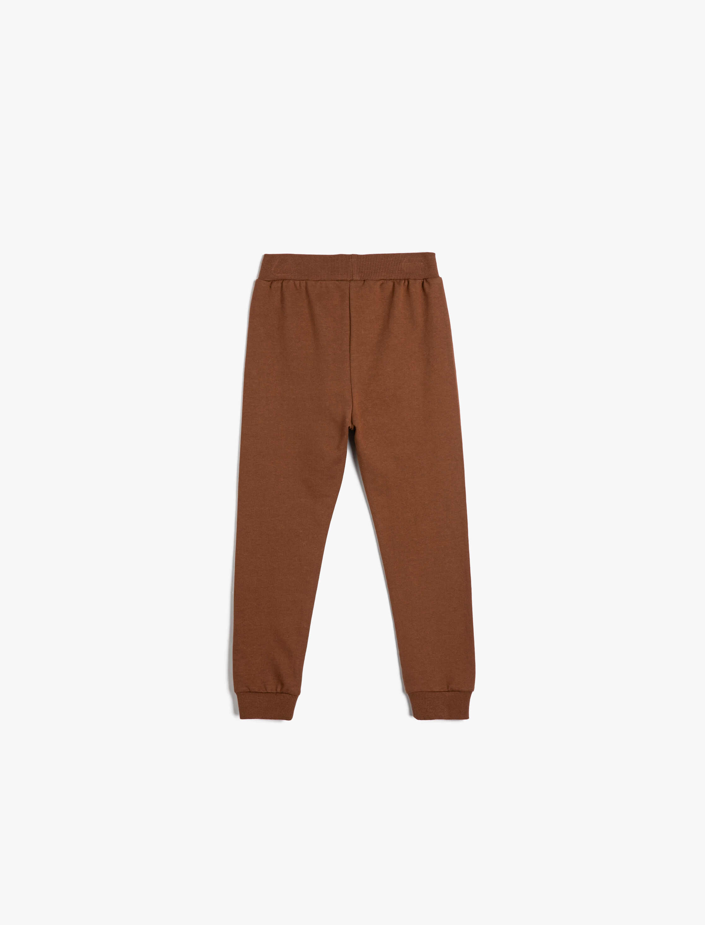  Erkek Bebek Jogger Eşofman Altı Aplike Detaylı Beli Bağlamalı Pamuklu