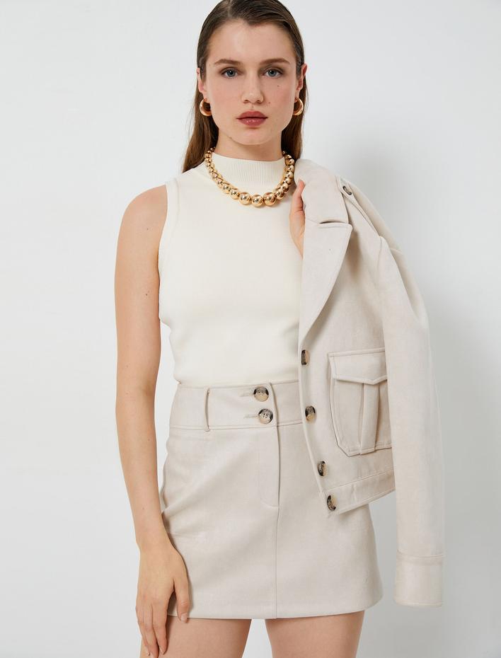  Triko Atlet Yarım Balıkçı Yaka