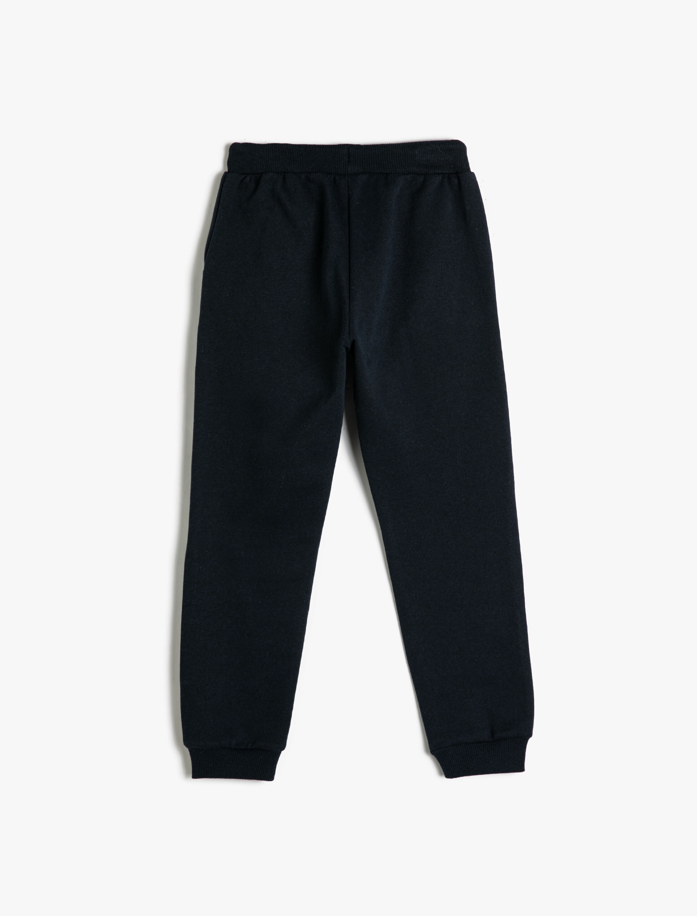  Erkek Çocuk Jogger Eşofman Altı Cepli Beli Bağlamalı Baskı Detaylı Şardonlu