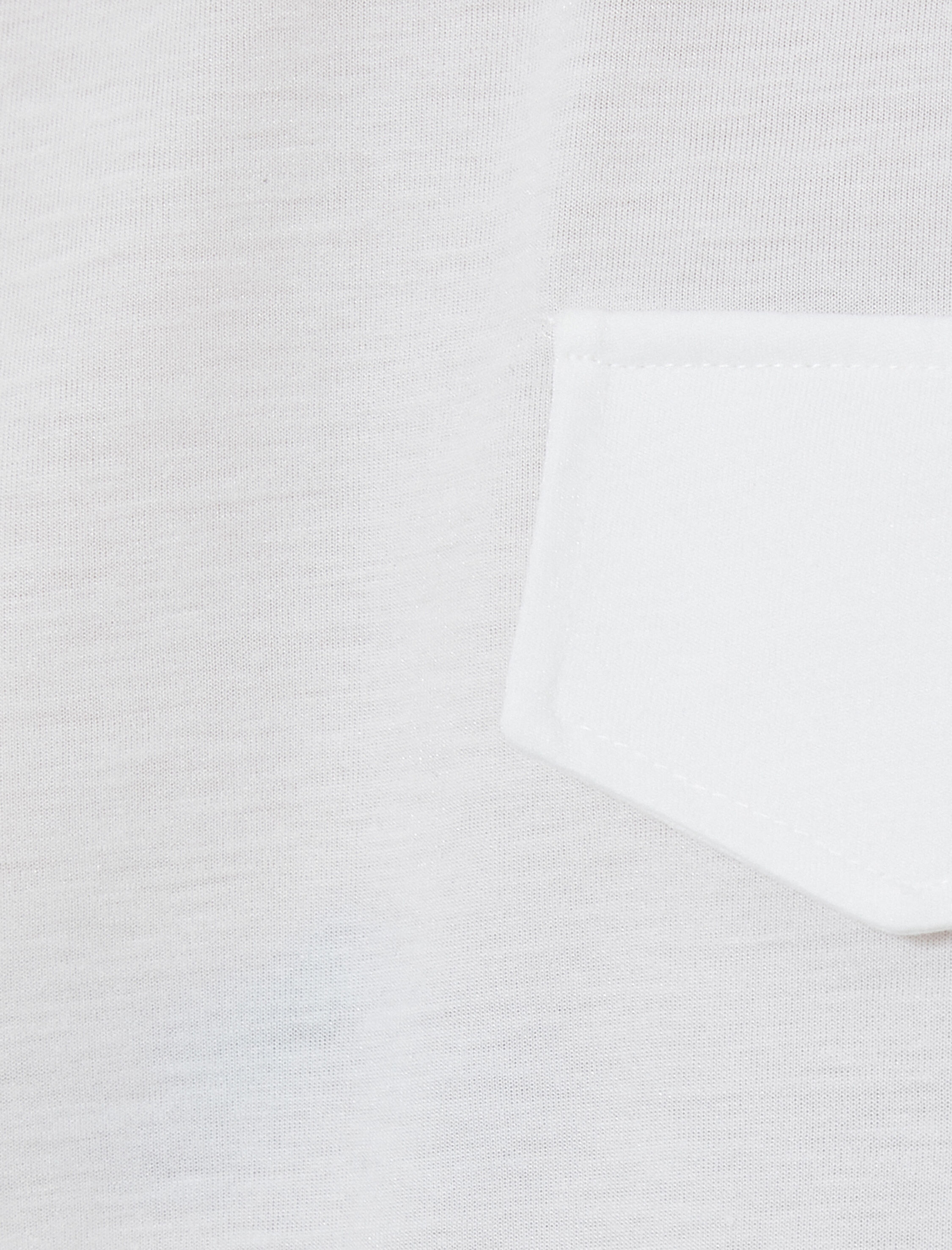   Kısa Kollu Tişört Bisiklet Yaka Apolet Detaylı