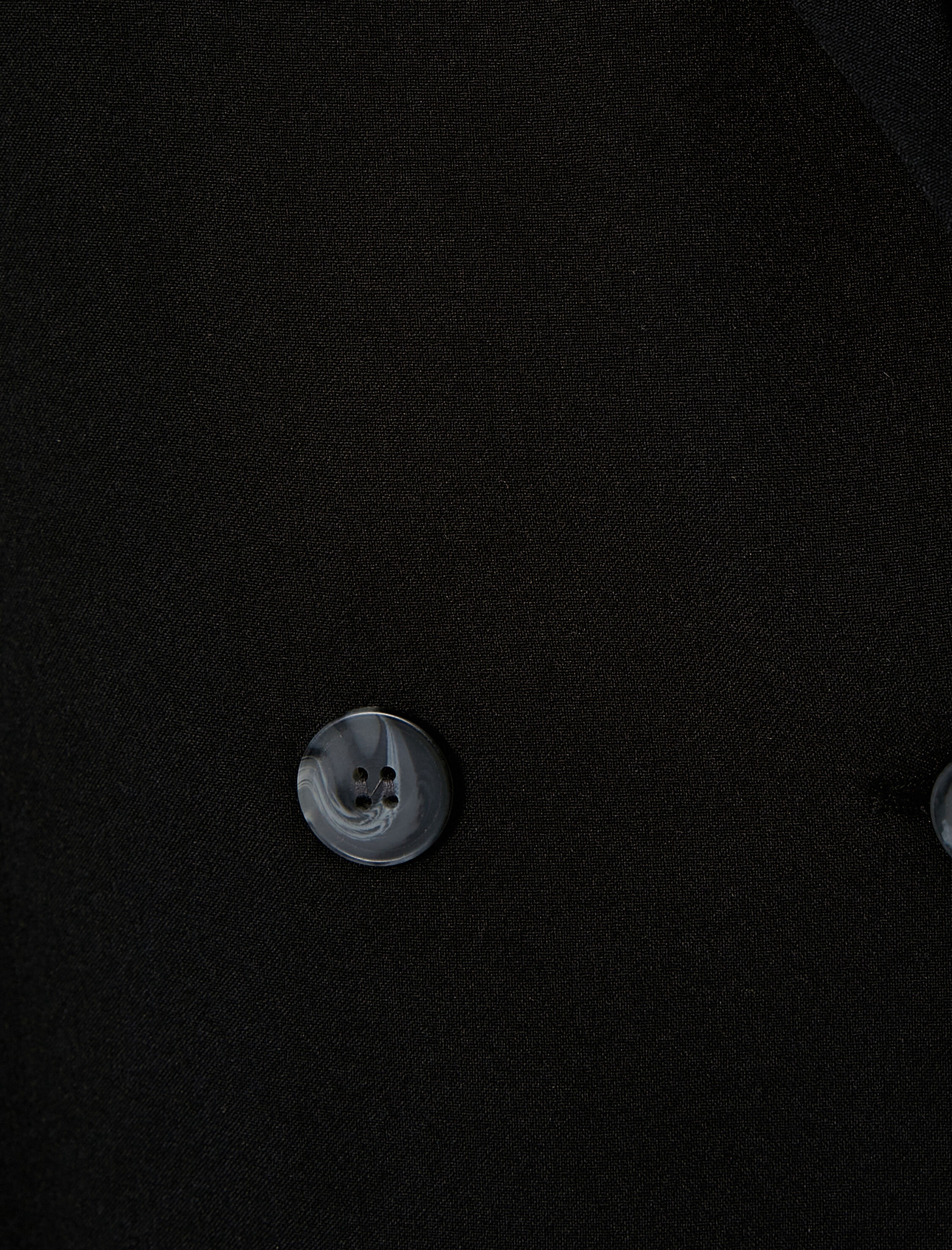   Blazer Ceket Kruvaze Düğmeli Cepli