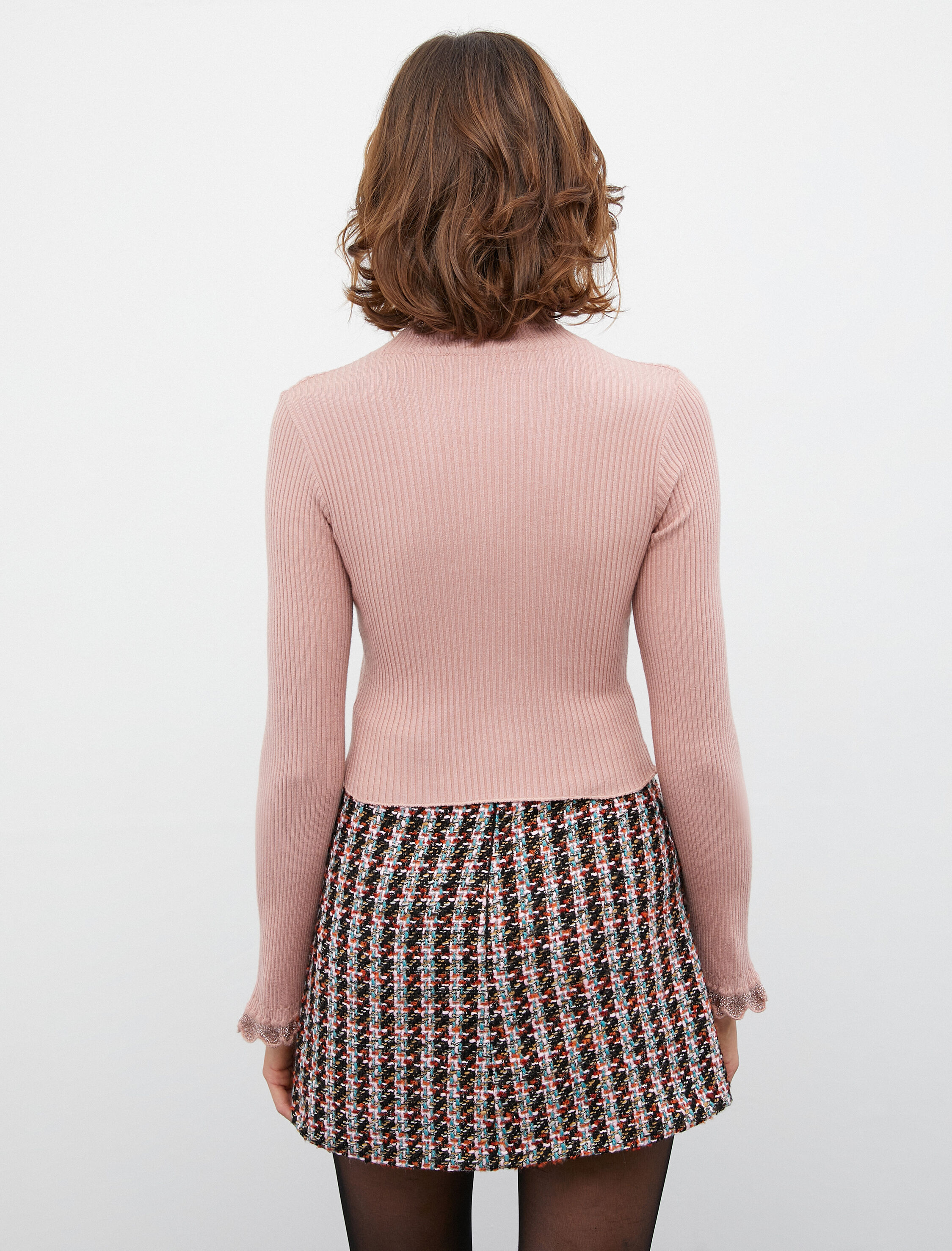   Melis Ağazat X Koton - Simli Triko Kazak