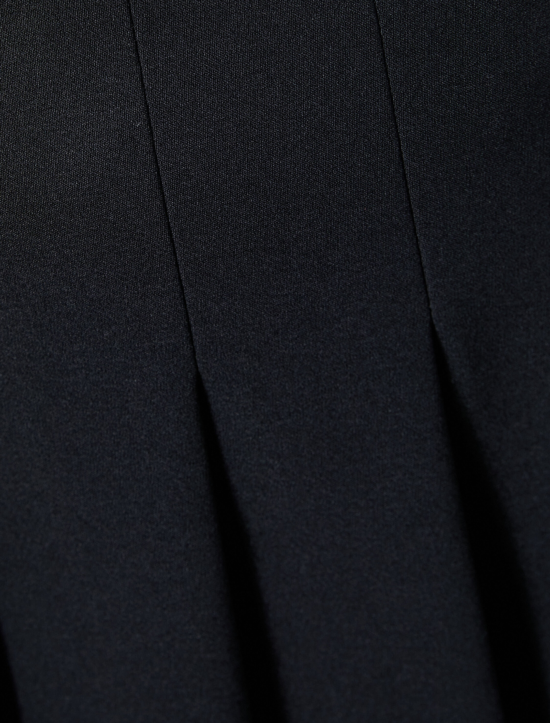   Mini Pileli Etek Fermuarlı Viskon Karışımlı