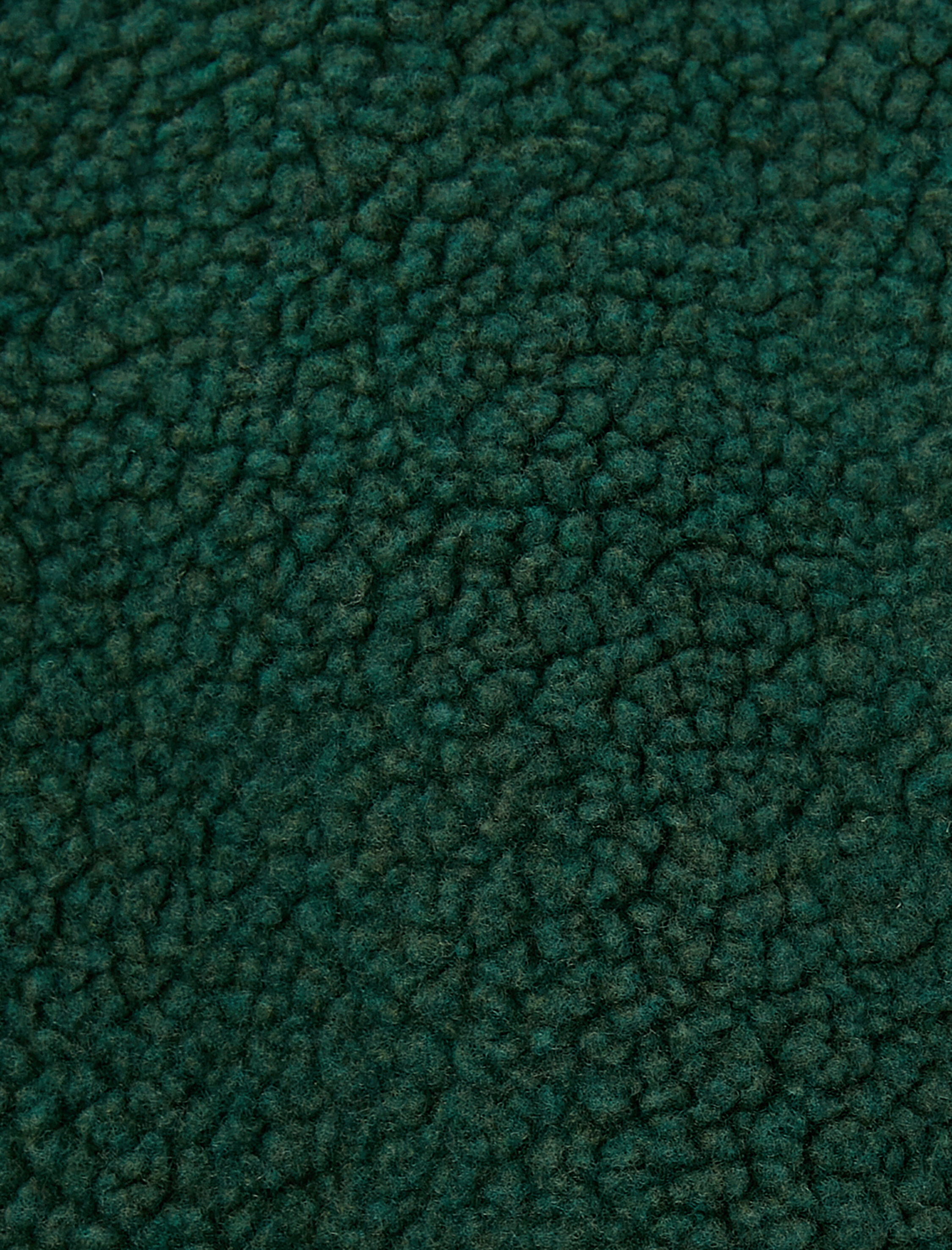 Peluş Ceket Dik Yaka Kemer Detaylı Fermuar Kapamalı